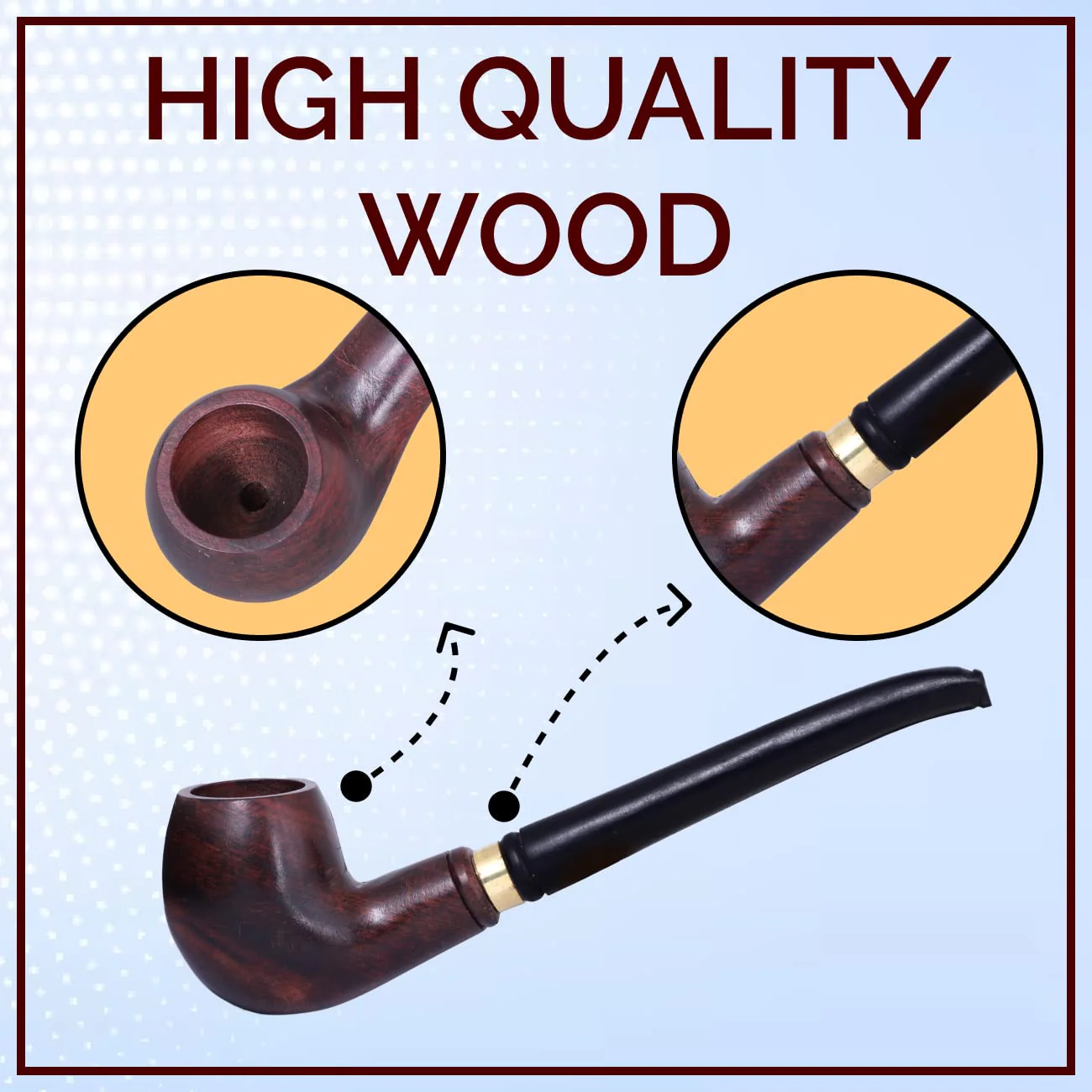 Ayurvedic & Organic Herbs Mix For Smoking, Herbal Mixture Smoking Blend 100% No Tobacco No Nicotine 30g - Smoking Wooden Pipe Smoking Accessories Kit - Image 4