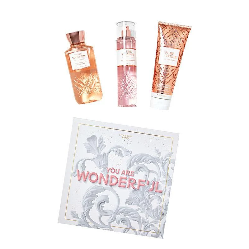 BATH & BODY WORKS PURE WONDER GIFT BOX SET 3 PCS 767ML 25.9 FL.OZ. - Image 3