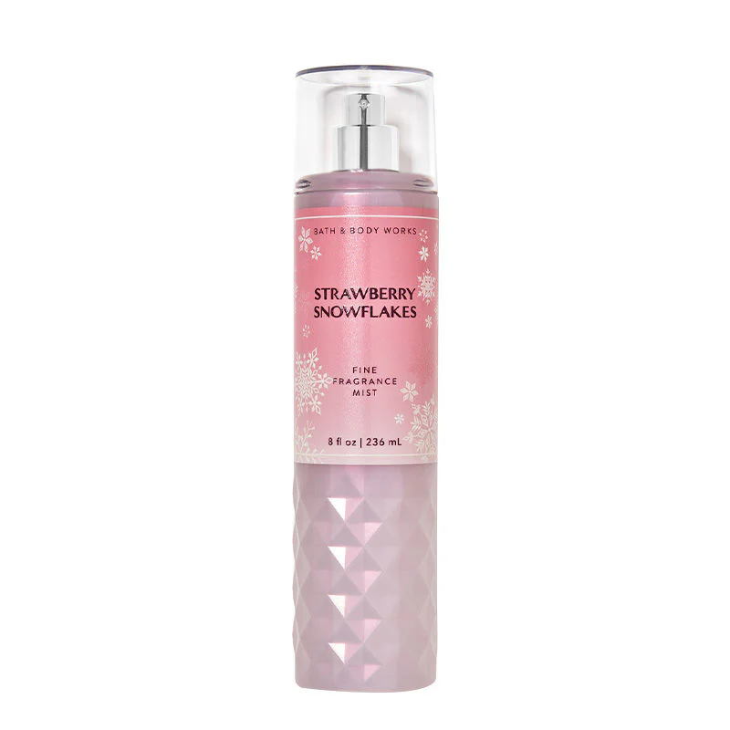 BATH & BODY WORKS STRAWBERRY SNOWFLAKES FINE FRAGRANCE MIST 236ML 7.9 FL.OZ. - Image 3