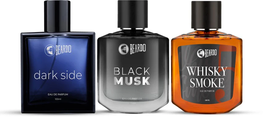 Beardo Black Musk, Whisky Smoke & Dark Side Eau De Parfum 300ml 10.1 Fl.oz. Pack Of 3 | Best Birthday Gift Set For Boyfriend - Image 2