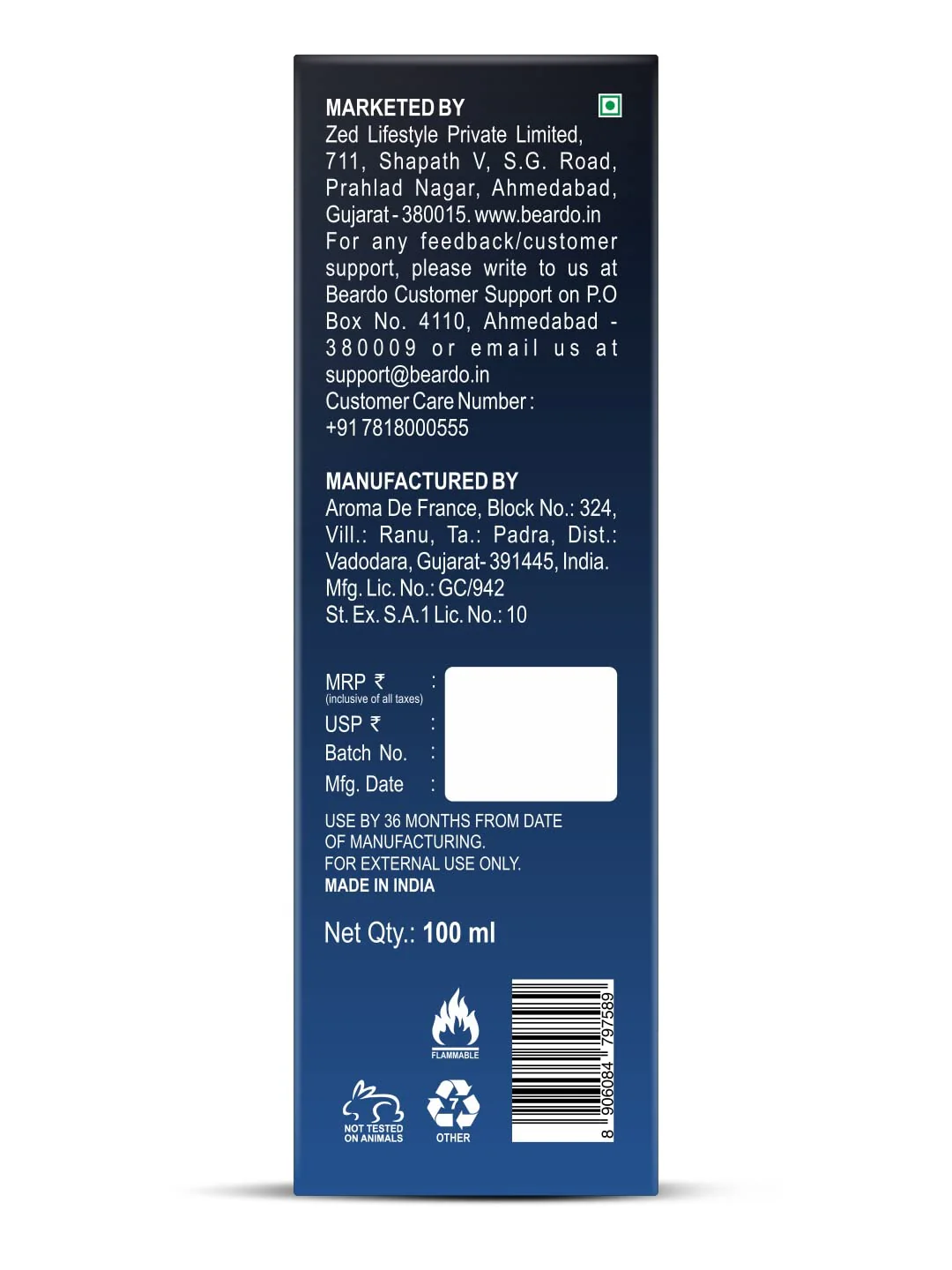 Beardo Tsunami Eau De Parfum 100ml 3.4 Fl.oz.| Best Valentineday Gift For Husband | Long Lasting Fragrance - Image 8