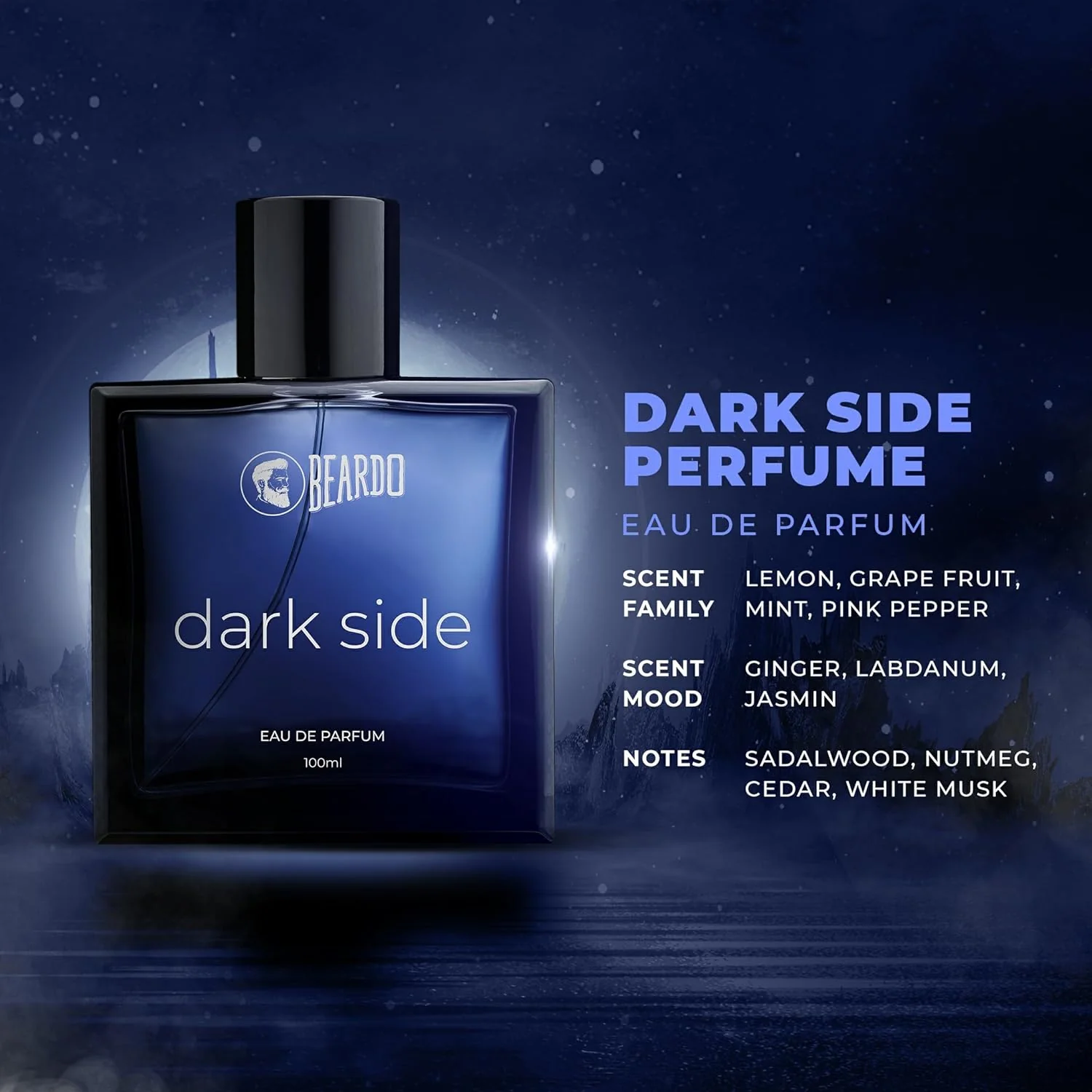 Beardo Whisky Smoke & Dark Side Men Eau De Parfum 200ml 6.7 Fl.oz. Pack Of 2 | Perfect Fragrance For Officewear - Image 5