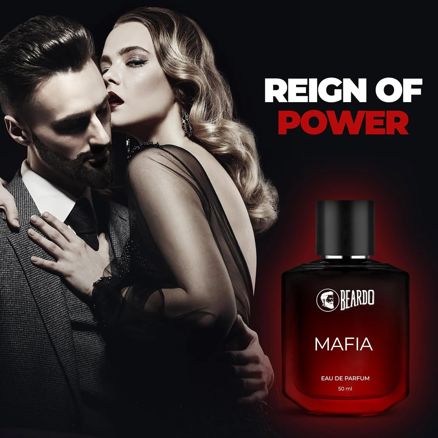 Beardo Whisky Smoke & Mafia Eau De Parfums 100ml 3.4 Fl.oz. Pack Of 2 For Men| Perfect For All Seasons - Image 6