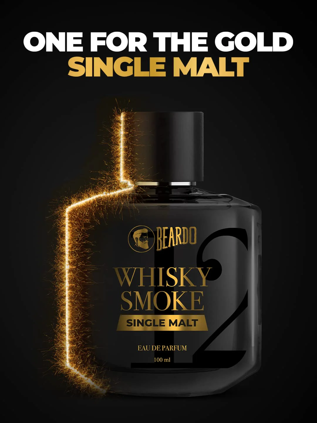 Beardo Whisky Smoke Single Malt Men Long Lasting Eau De Parfum Intense 100ml 3.4 Fl.oz. | Best Suited For Events - Image 6