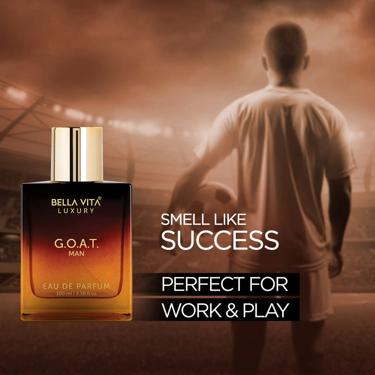 Bella Vita Luxury G.O.A.T Man Eau De Parfum 100ml 3.4 Fl.oz. Each Pack Of 2 Long Lasting | Gift For Husband - Image 7