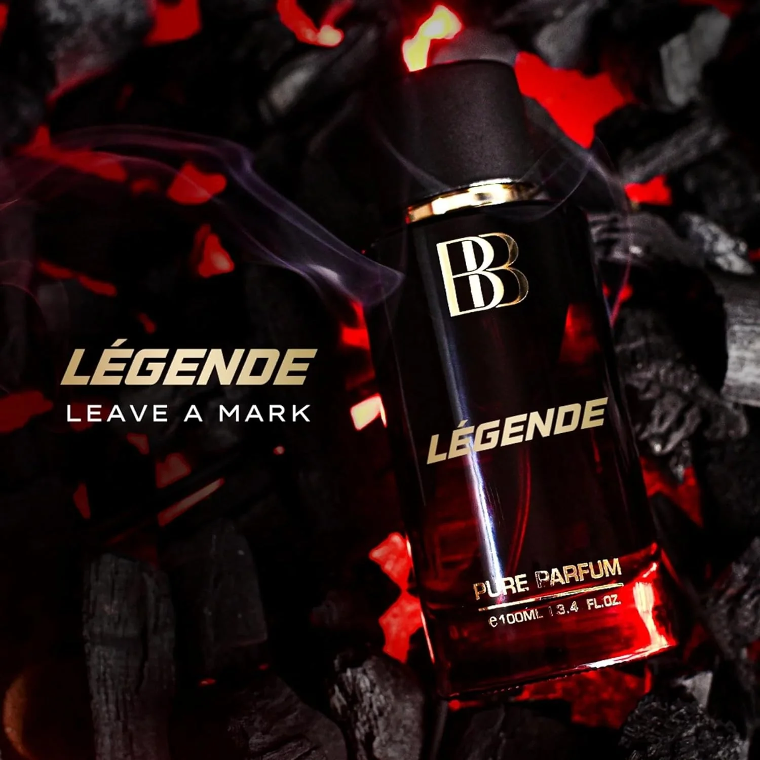 Bergamot Beaute Legende Pure Parfum 100ml 3.4 Fl.oz. | 12+ Hrs Long Lasting Perfume For Men | Higher Concentration Than EDP - Image 4