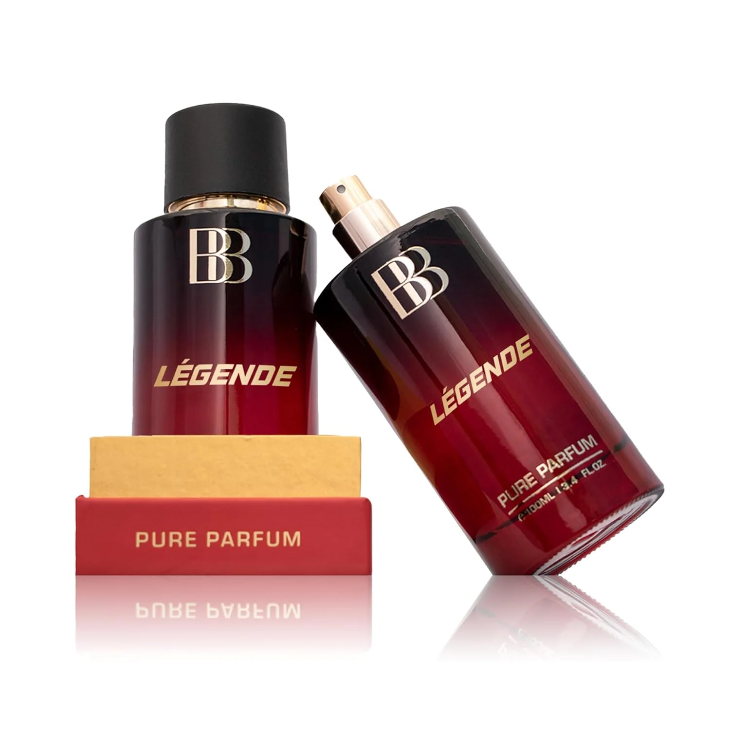 Bergamot Beaute Legende Pure Parfum 100ml 3.4 Fl.oz. | 12+ Hrs Long Lasting Perfume For Men | Higher Concentration Than EDP - Image 6