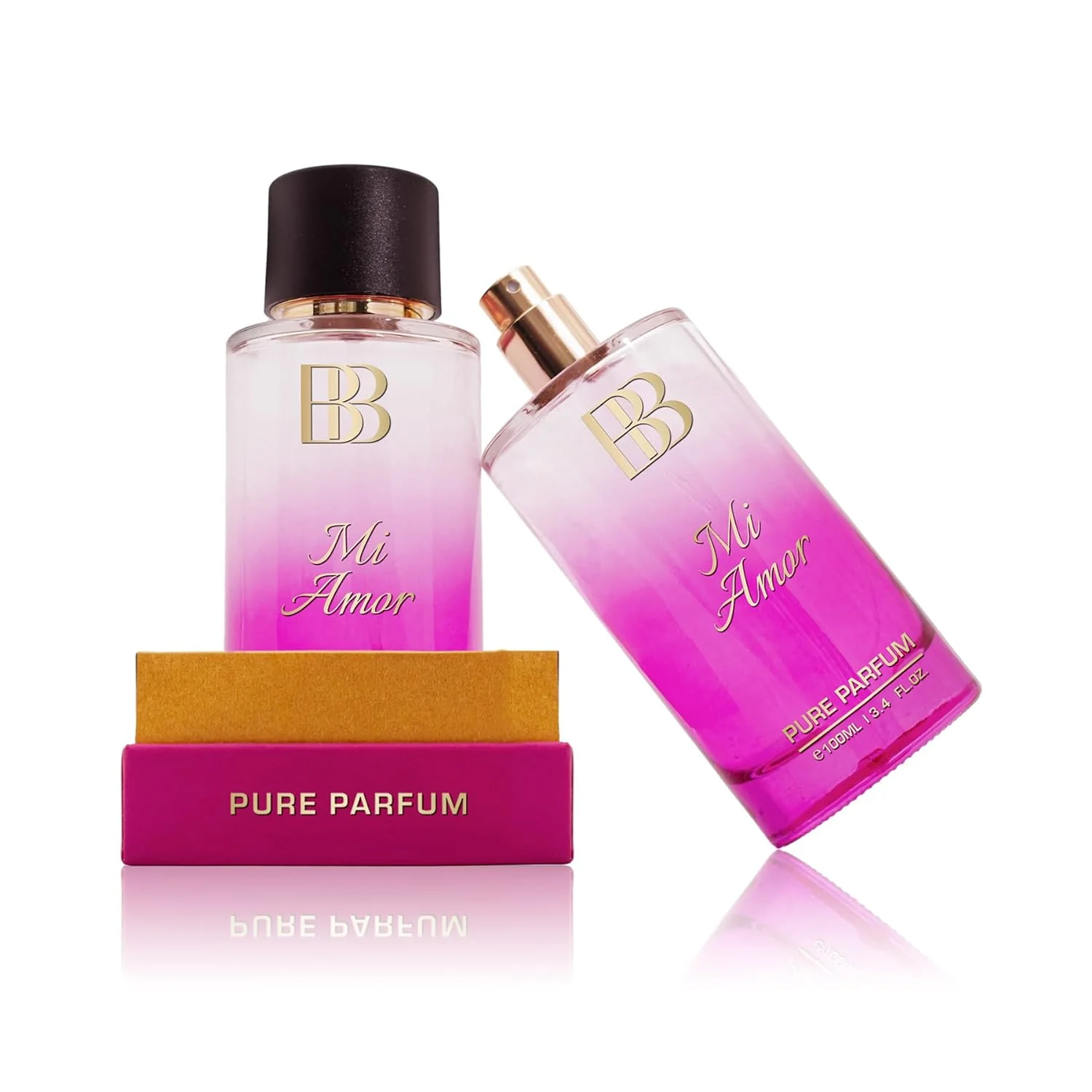 Bergamot Beaute Mi Amor Pure Parfum 100ml 3.4 Fl.oz. | 12+ Hrs Long Lasting Perfume For Women | Higher Concentration Than EDP - Image 6