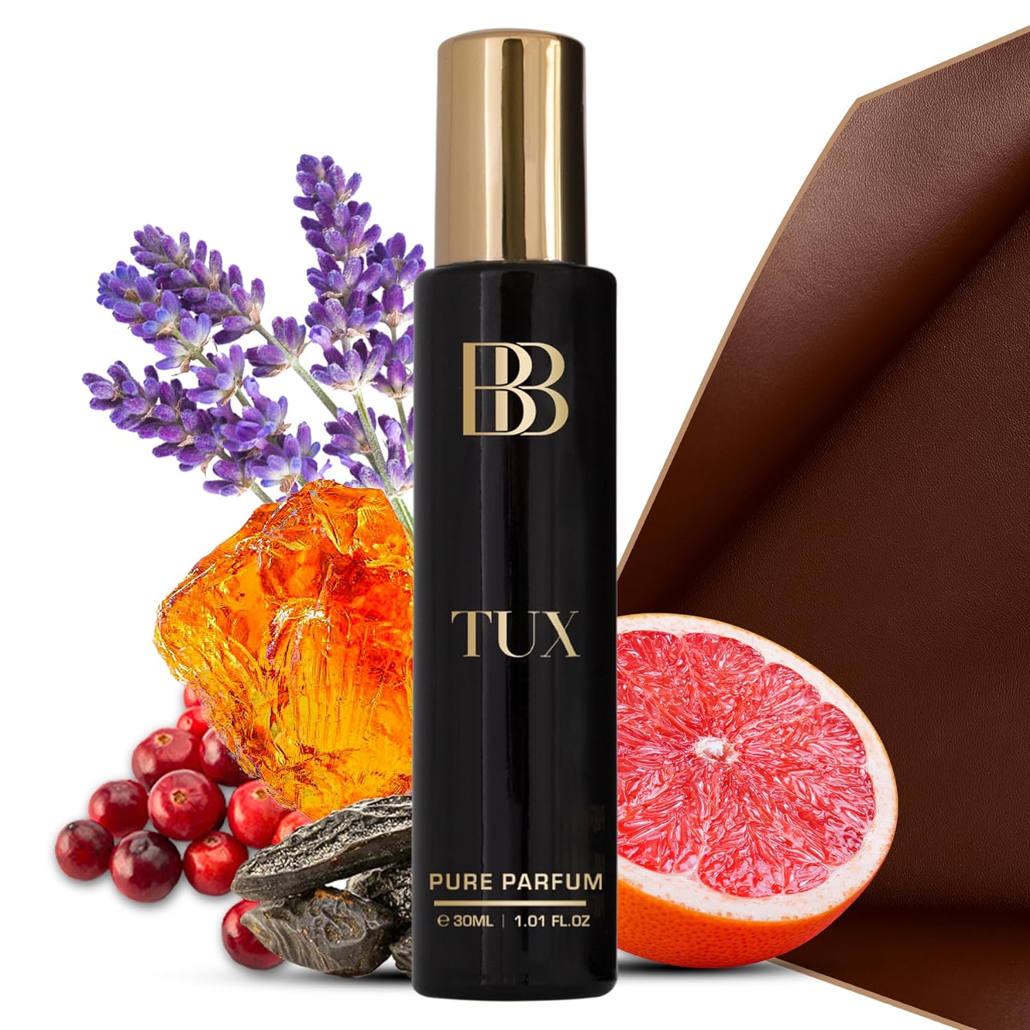 Bergamot Beaute Tux Pure Parfum 30ml 1.0 Fl.oz. 12+hrs Long Lasting Perfume For Men | Higher Concentration Than Eau De Parfum - Image 8