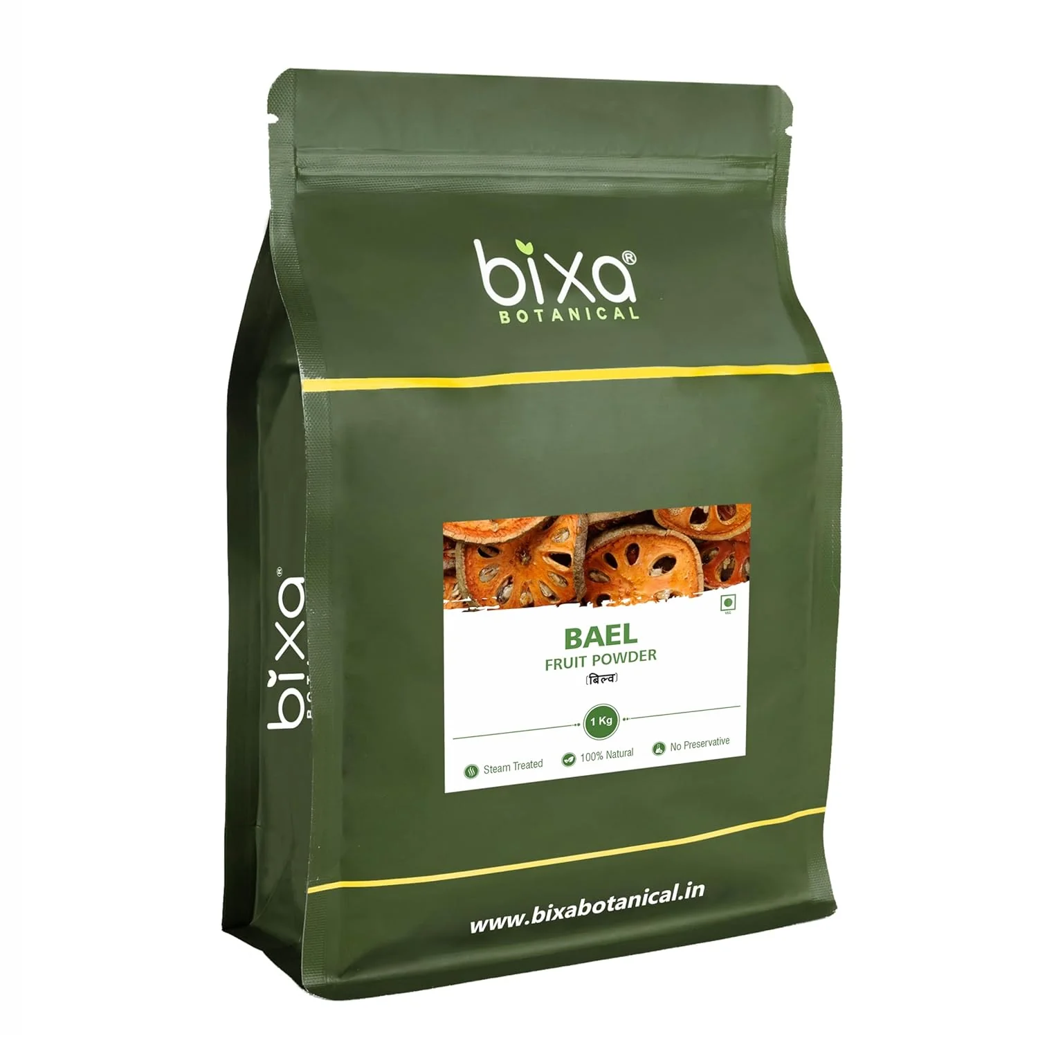 Bixa Botanical Bael Fruit Powder Aegle Marmelos, Bilva Fruit Supports Healthy Bowel Functions, Supports Low Sugar Absorption In Intestine | 1 Kg 2.2lbs