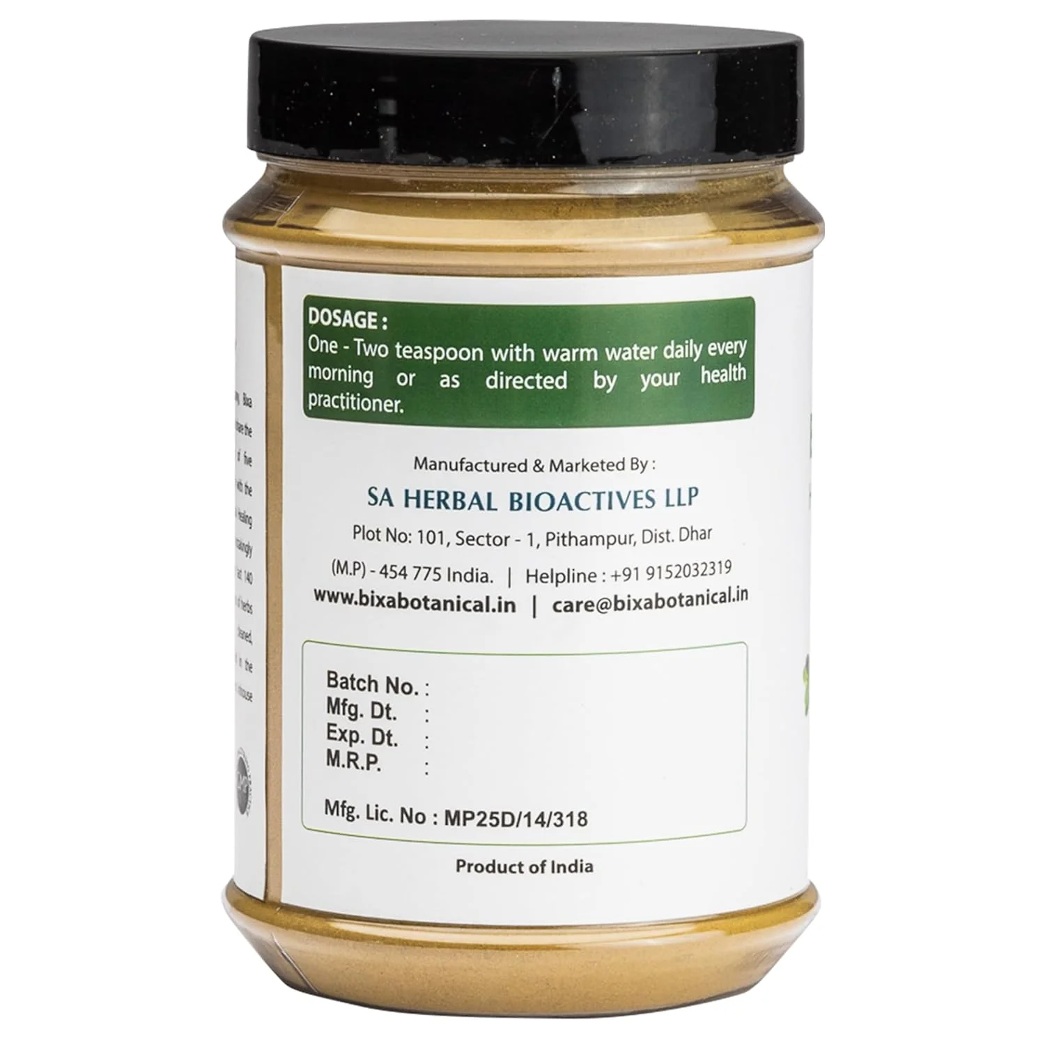Bixa Botanical Brahmi Powder Bacopa Monnieri Brain Vitality, Intelligence & Focus, 100% Organic And Natural Herbal Supplement | 200gm 0.4lbs - Image 3