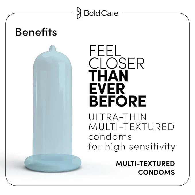 Bold Care Multi-textured Condoms (Pack Of 3) - Image 4