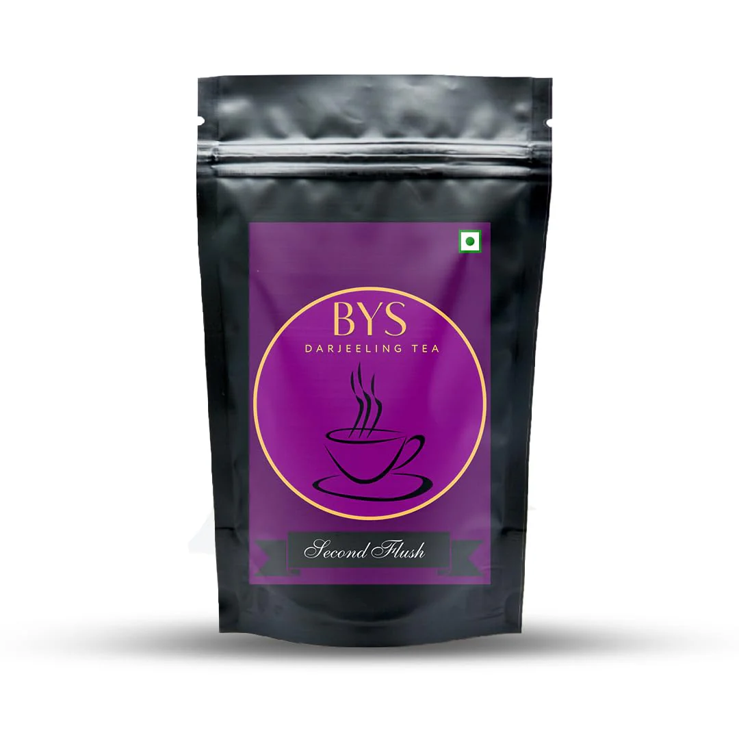 Brew Your Sip Second Flush Darjeeling Tea - 100gm Pack, 3.5 Ounce | Premium Decaffeinated Loose Leaf Tea - Sourced From Darjeeling Region | Rich & Bold Flavor With Malty Undertones, Low Caffeine