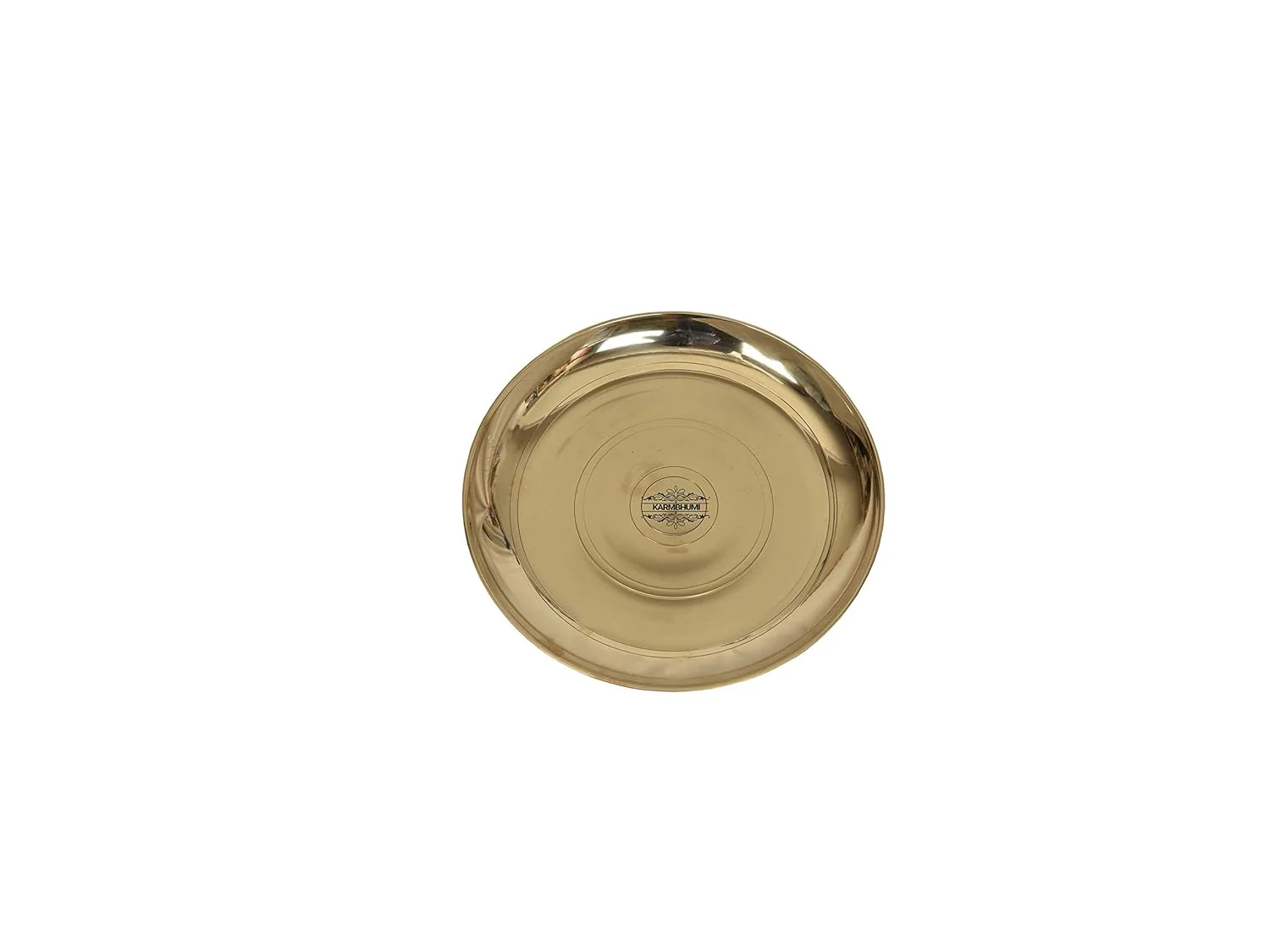 Bronze Kansa Plate Handmade Full Size - Set Of 2 | Gift For Wedding, Diwali, Navratri & Dusshera - Image 3
