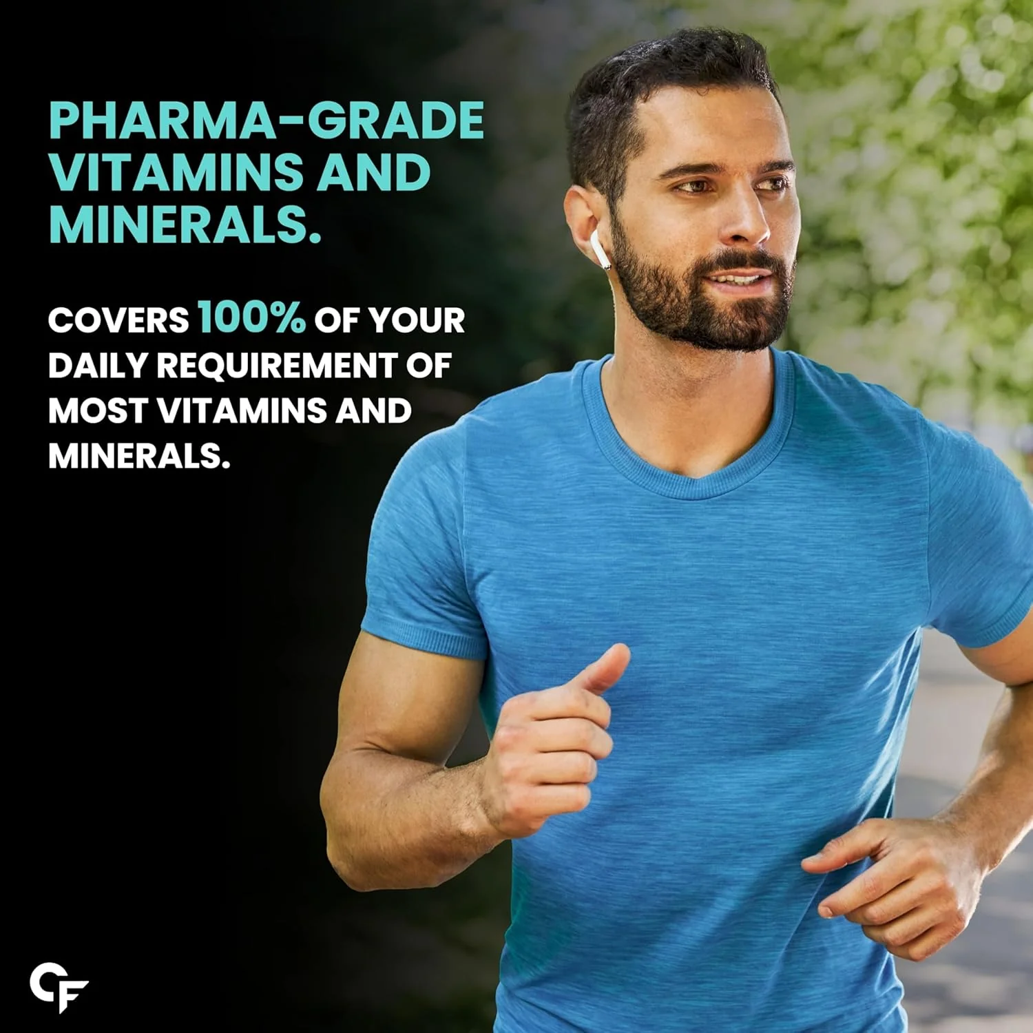 Carbamide Forte Multivitamin For Men With 45 Ingredients, Multivitamin Tablet With Ginseng, Grape Seed Extract, Vitamin C, & Vitamin K2 Mk7 | 30 Veg Tablets 100gm 0.2lbs - Image 5