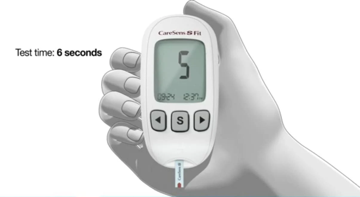 CareSens S Fit Blood Glucose Monitoring System With Enhanced Accuracy & Precision, Combo Offer 10s Test Strips In Side Kit+50s Test Strips (Total 60 Test Strips)+100 Blood Lancet - Image 5