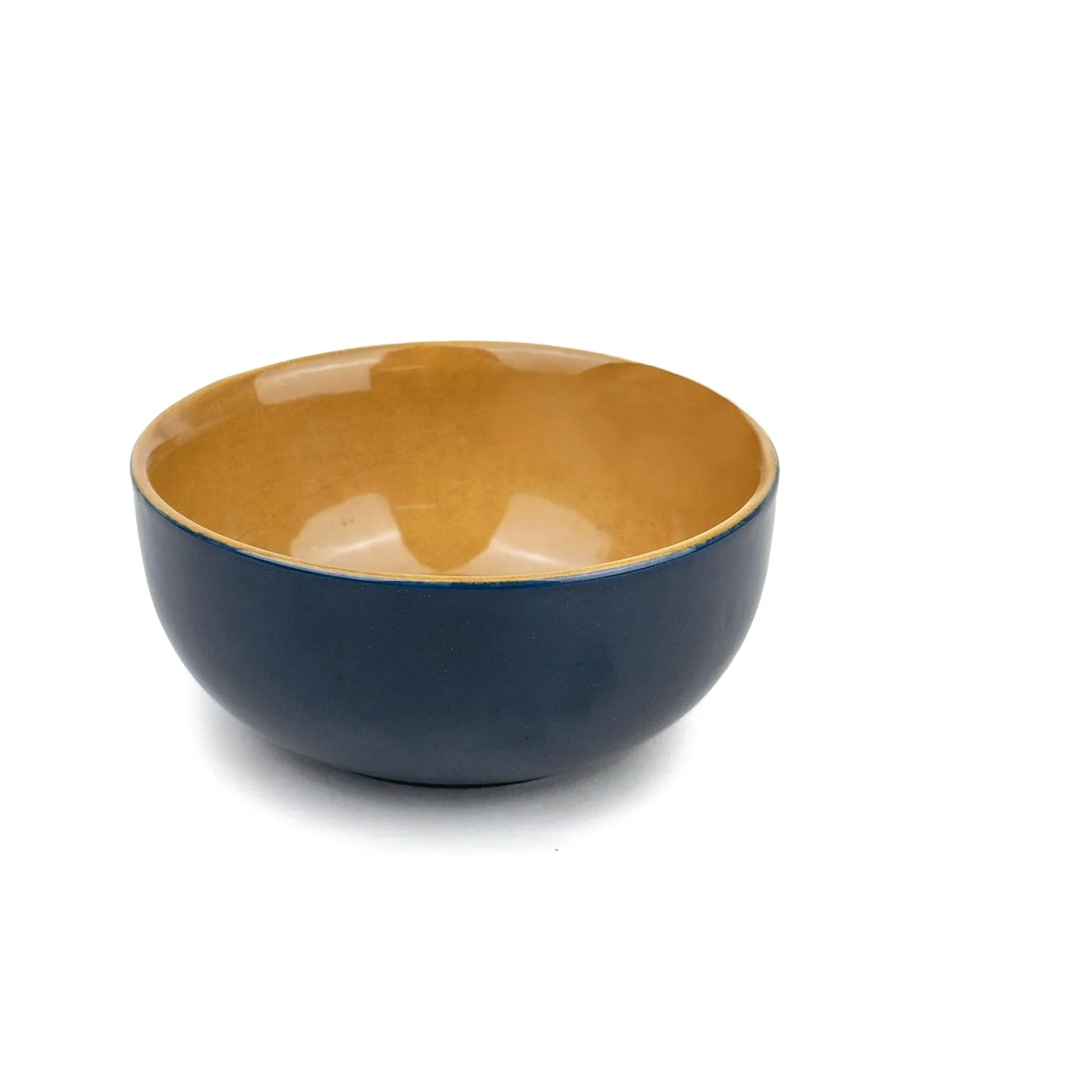 Ceramic Bowl Set Of 4 Pieces For Snacks - 330ml Each, Midnight Blue | Maggie Bowl, Noodle Bowl With Glossy Finish - Premium Stoneware | Microwave Safe & Dishwasher Safe - Image 6