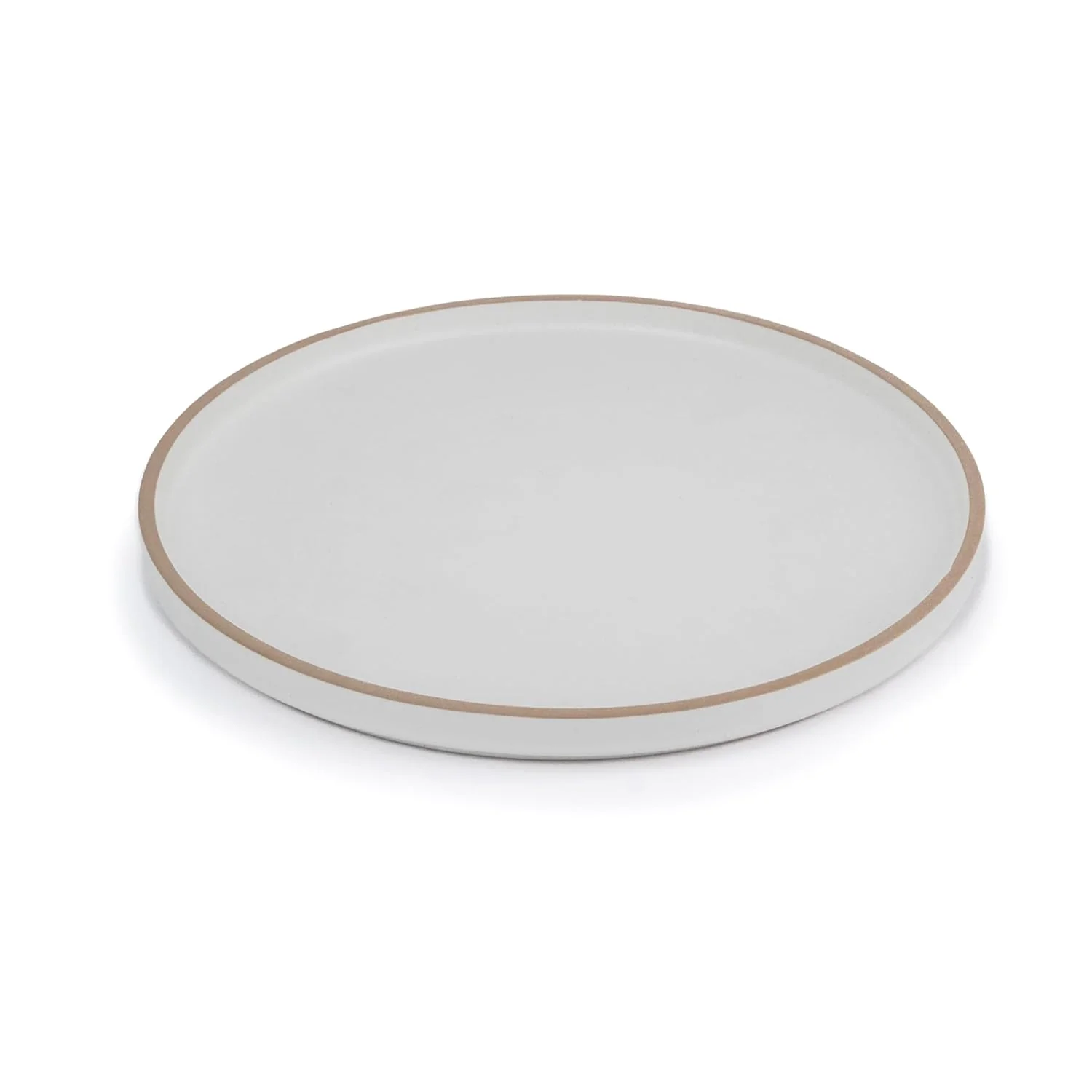 Ceramic Dinner Plates Set Of 6 Pieces, Off White | Ceramic Plates Set With Matte Finish - Premium Stoneware | Dinner Plates Ceramic - Japandi Dinner Plates - Image 3