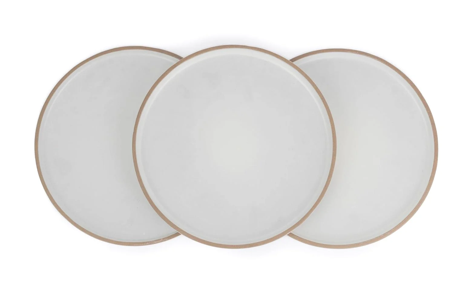 Ceramic Dinner Plates Set Of 6 Pieces, Off White | Ceramic Plates Set With Matte Finish - Premium Stoneware | Dinner Plates Ceramic - Japandi Dinner Plates - Image 5