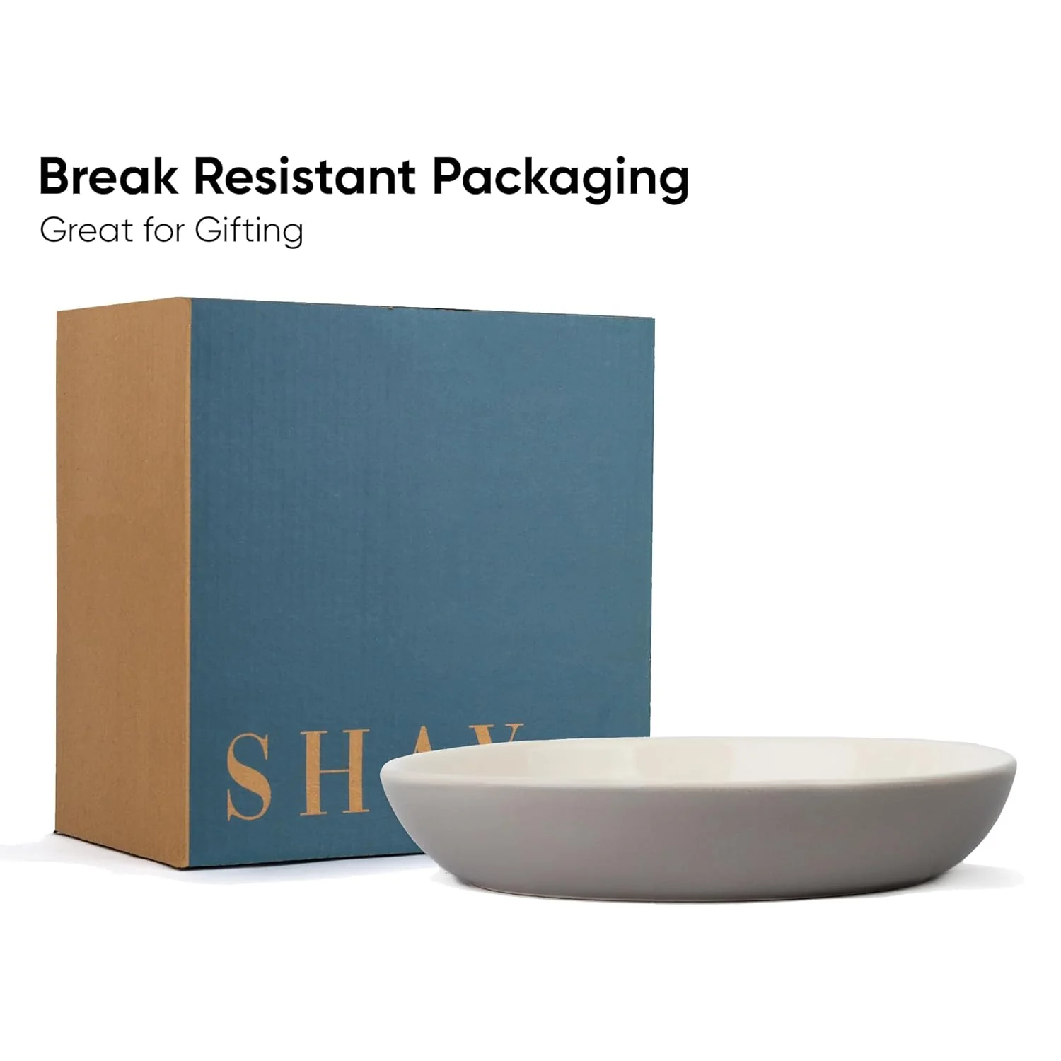 Ceramic Pasta Bowl Set Of 2 Pcs, 22cm - Grey Outside, 300ml Each | Stoneware Ceramic Serving Bowls With Glossy Finish | Pasta Plate - Deep Plate | Ceramic Bowl - Pasta Serving Plate - Image 6