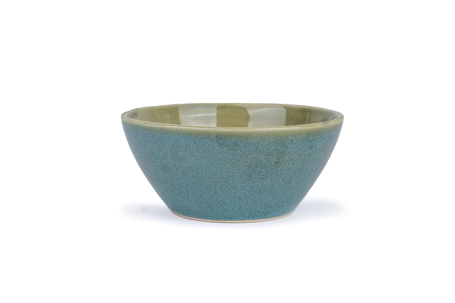 Ceramic Serving Medium Bowls Set Of 2 Pieces - 850ml Each, Green Blue Reactive | Premium Ceramic Bowls - Medium Size | Microwave Safe Bowls - Bowl Sets With Glossy Finish | Ceramic Bowls - Image 6