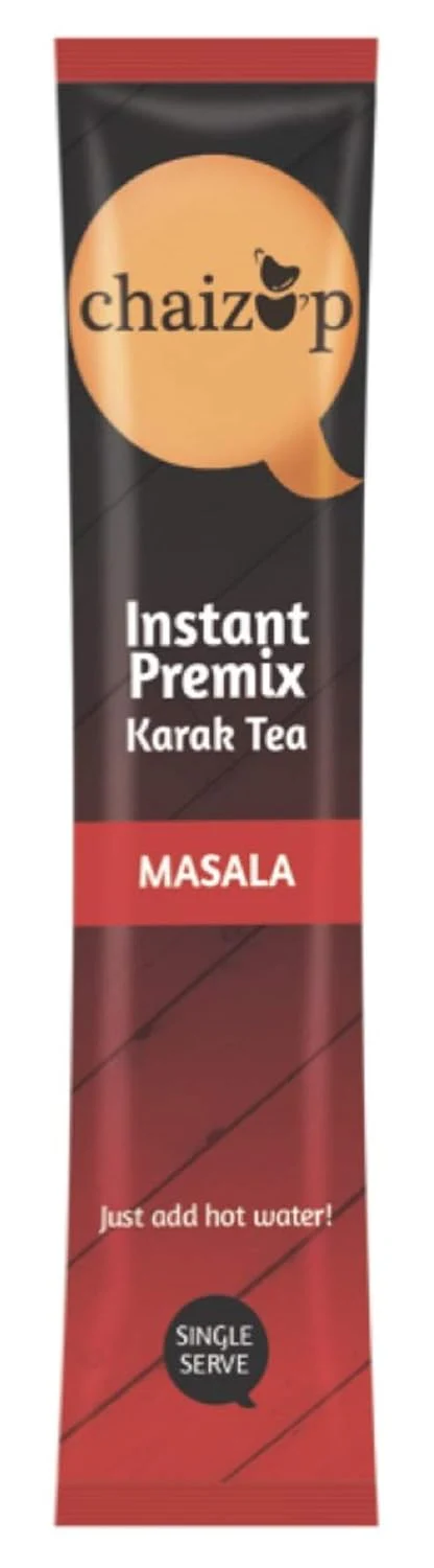 Chaizup Premium 1 Min Instant Assorted Tea Pack - 20 Sachets | Saffron + Masala Flavors - 2 Packs, 10 Flavors Each | Just Add Hot Water - Low Caffeine - Image 2