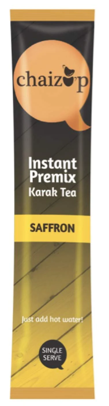 Chaizup Premium 1 Min Instant Assorted Tea Pack - 20 Sachets | Saffron + Masala Flavors - 2 Packs, 10 Flavors Each | Just Add Hot Water - Low Caffeine - Image 3