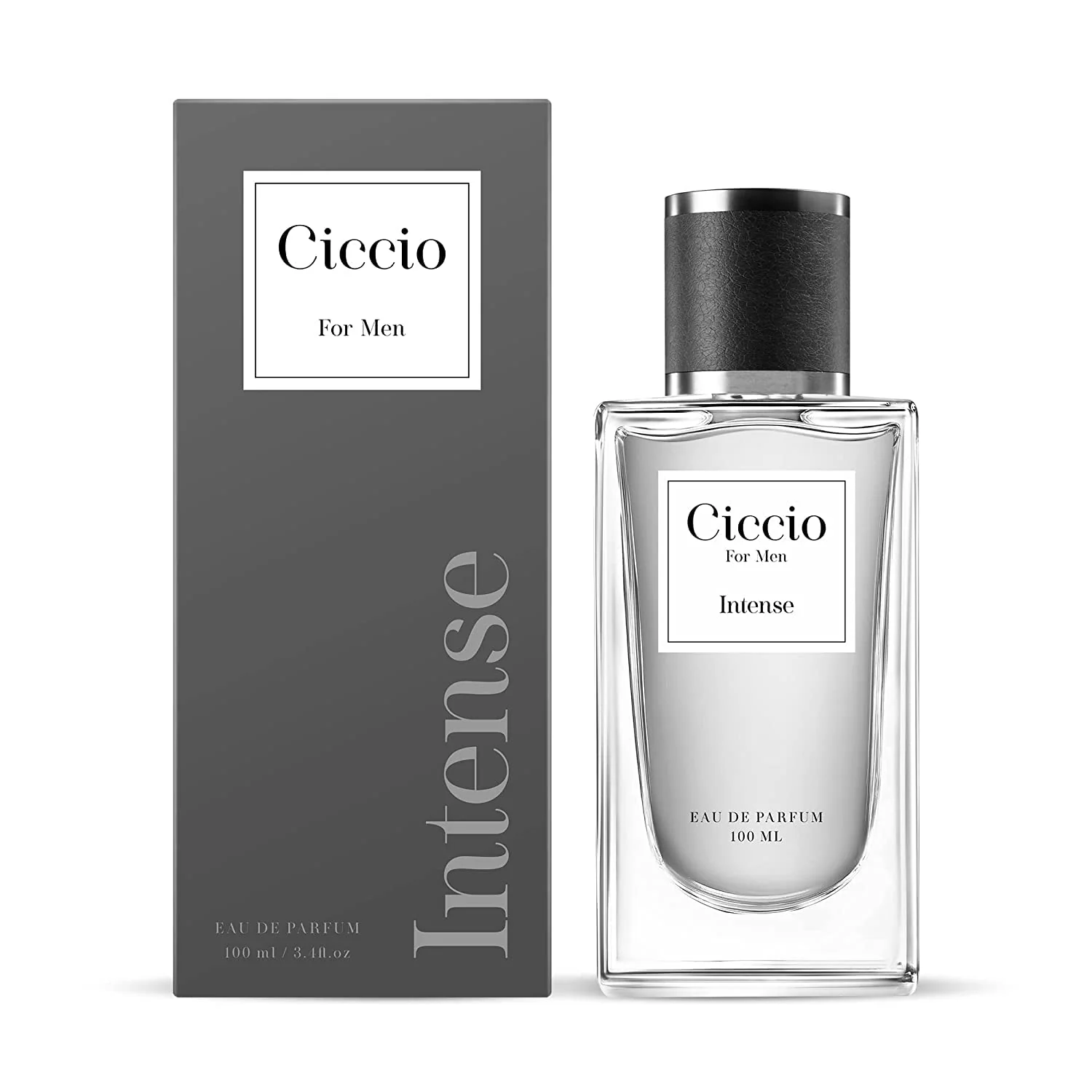 Ciccio Blue + Intense Eau De Parfum For Men 100ml 3.4 Fl.oz. Each Pack Of 2 | Long Lasting Luxury Fragrance - Image 4