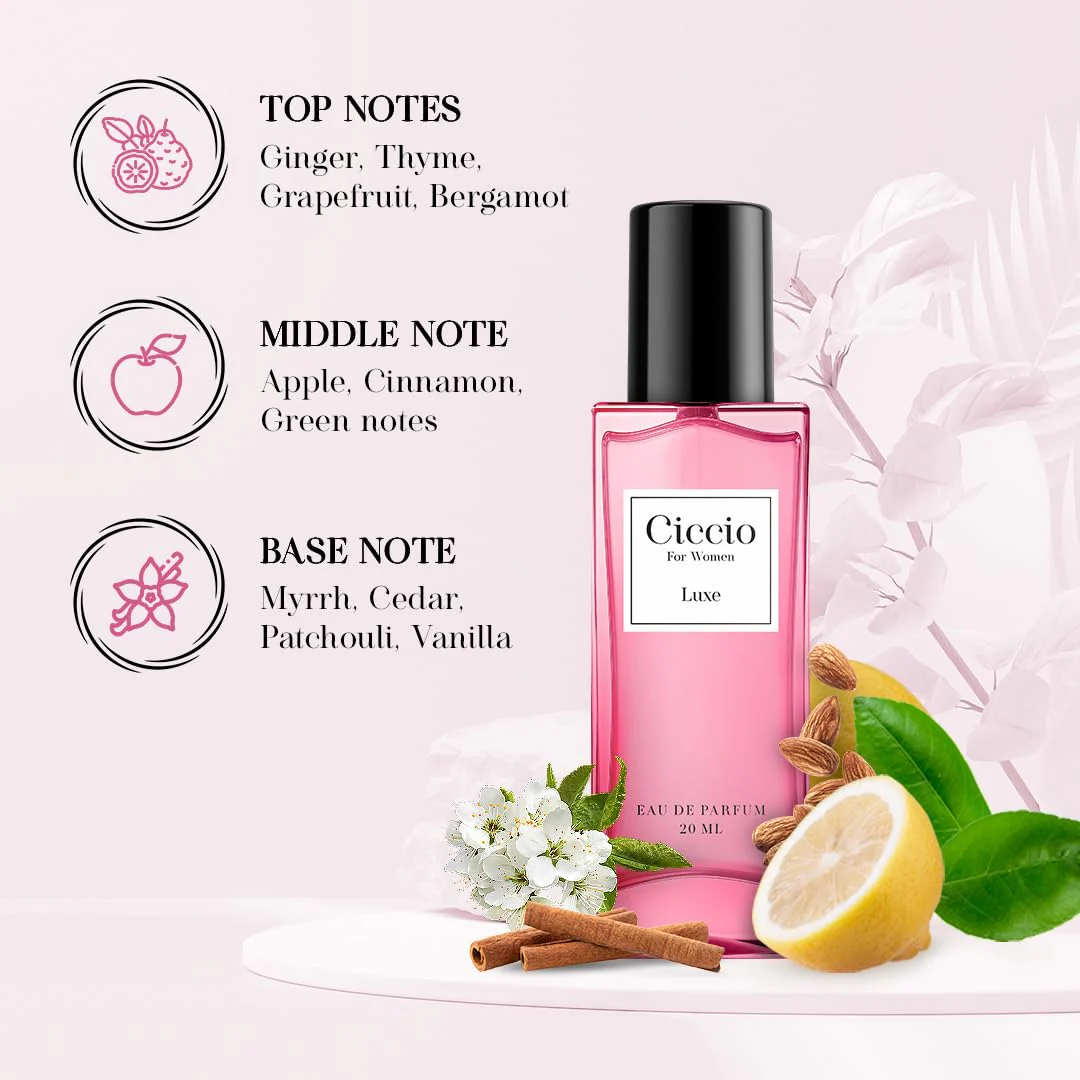 Ciccio Luxe Eau De Parfum For Women 20ml 0.6 Fl.oz. | Long Lasting Luxury Fragrance - Image 5