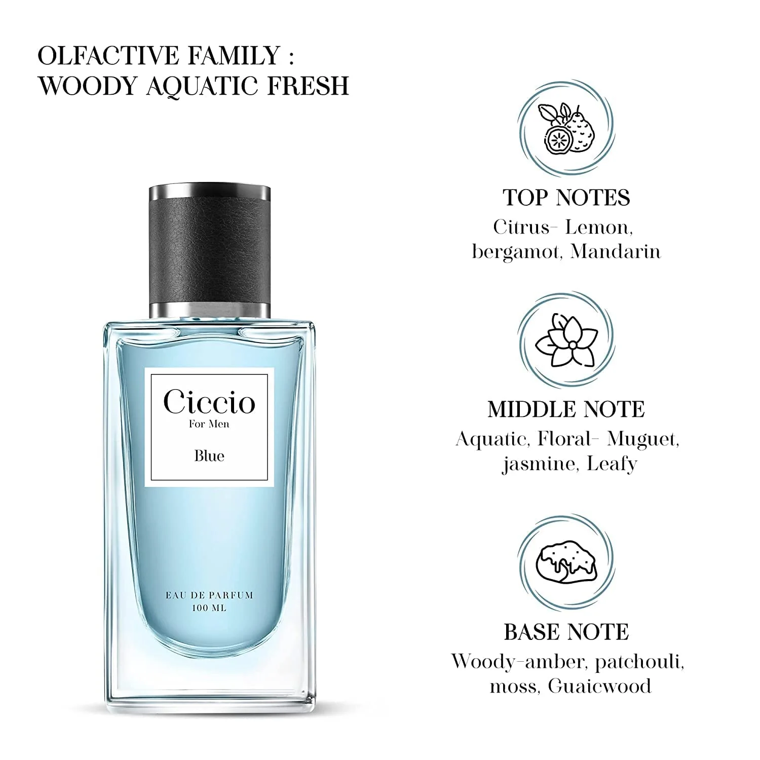 Ciccio Luxe For Women + Blue For Men Eau De Parfum 100ml 3.4 Fl.oz. Each Pack Of 2 | Long Lasting - Image 3