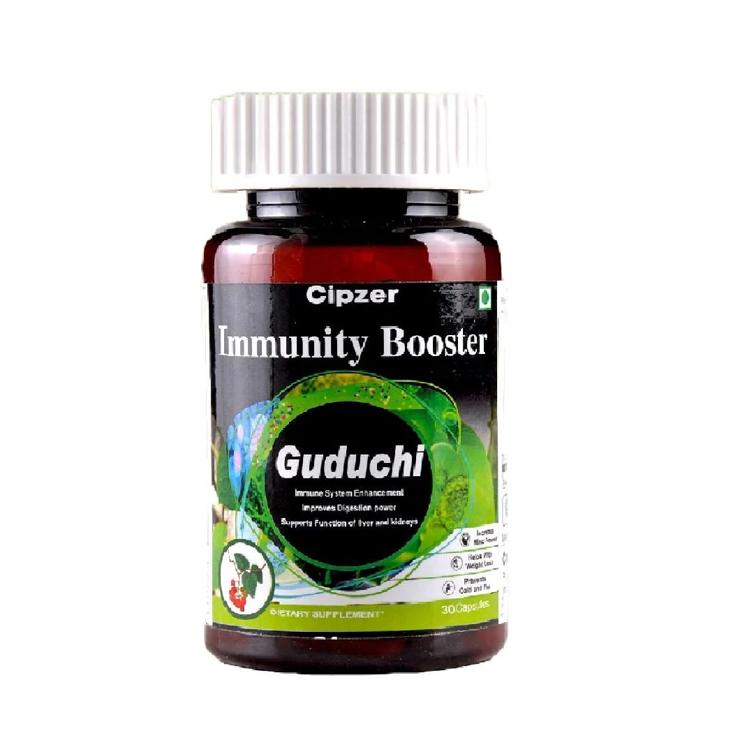 Cipzer Guduchi Or Giloy Immunity Wellness, Supplement For Men & Women, Boosting The Immune System | 30 Capsule 50gm 0.1lbs