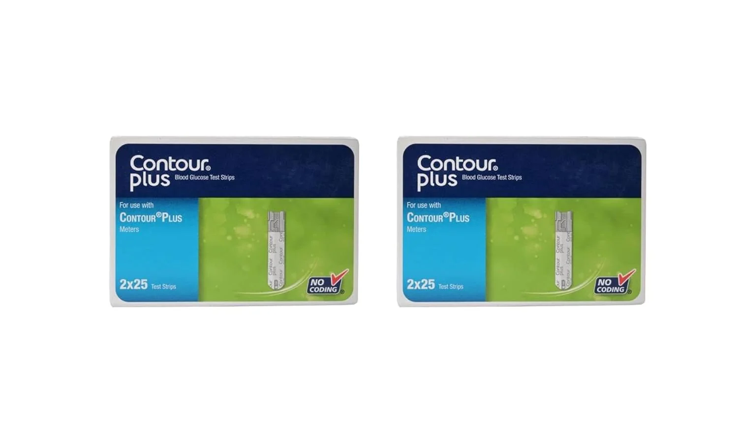 Contour Plus Blood Glucose Test Strips - Pack Of 2X 50 Strips, Multicolor | No Coding - Image 6