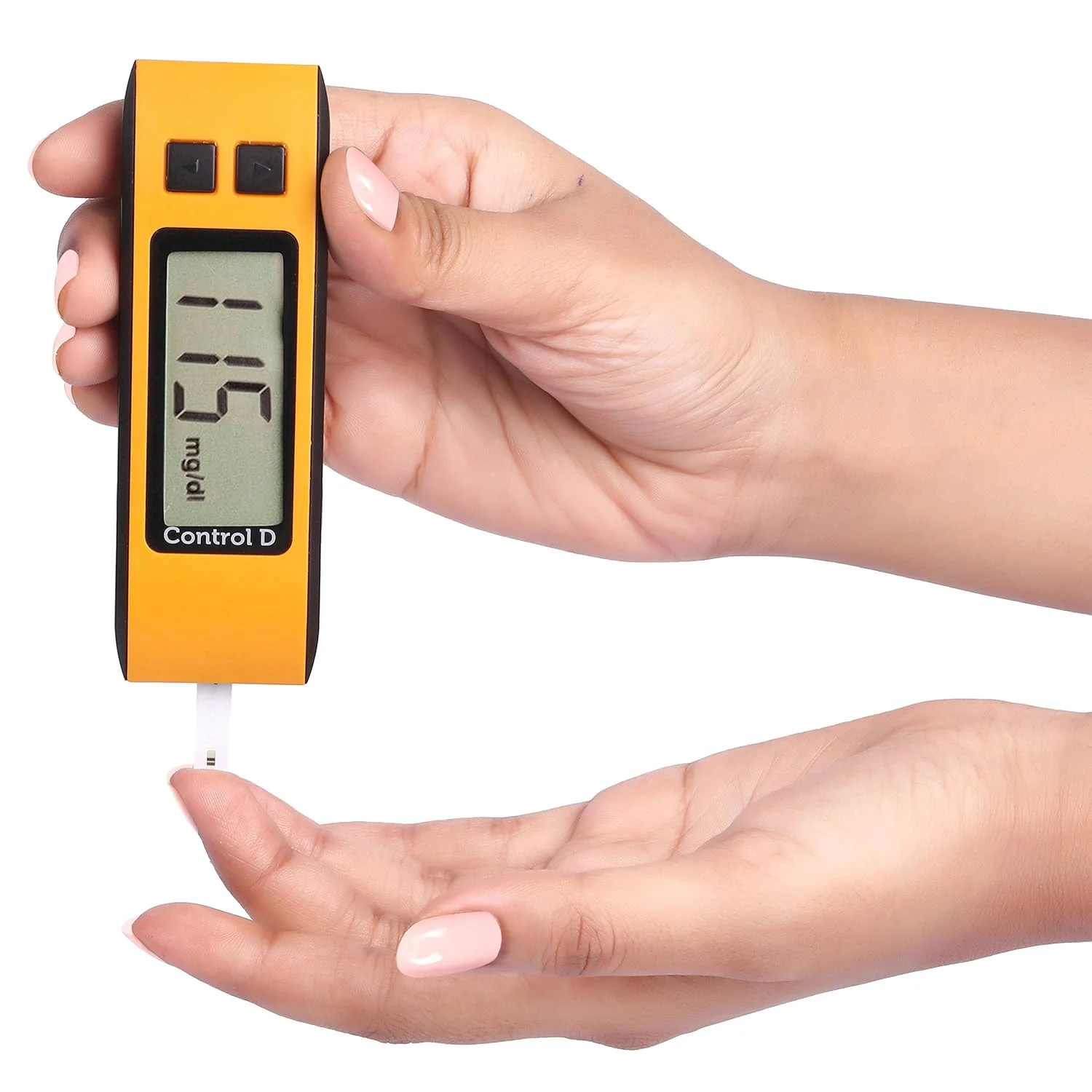 Control D Orange Glucometer + Blood Glucose Test Strips - 50 Strips - Image 6