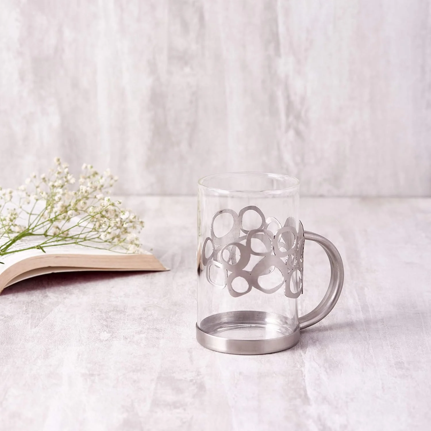 Designer Chrome Stainless Steel Coffee Mug Set Of 2 - Froth Series | Luxury Gift Collection - Mugs Gifts For Family, Latte, Chocolate & Beverage, Mocha, Tea & Water | Serve Ware & Tableware - Image 4