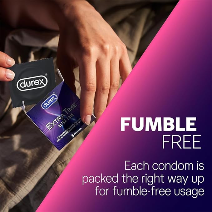 Durex Extra Time Ultra Thin Condom 10 Count (Pack Of 3) - Image 4