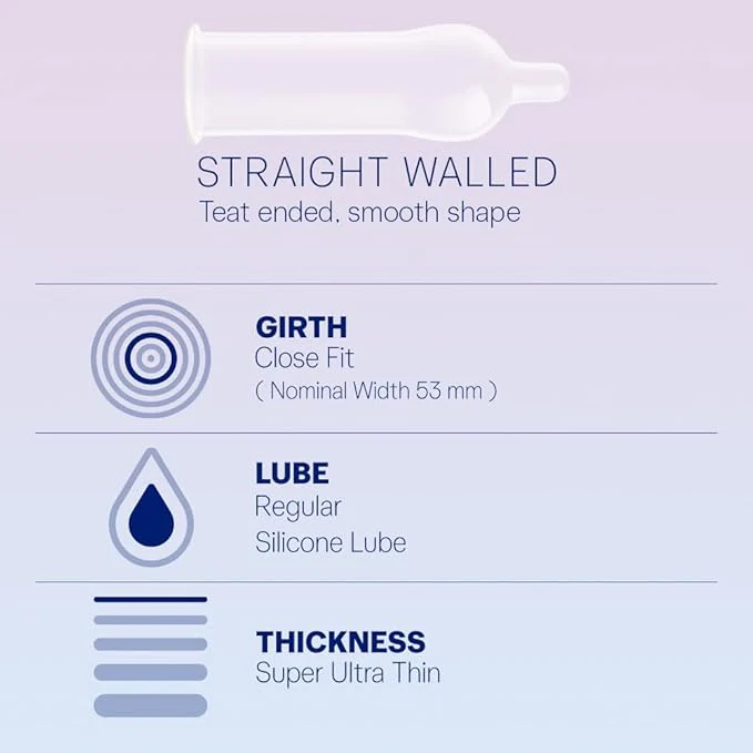 Durex Invisible Condoms | Ultra Thin Condom,10s - Image 4