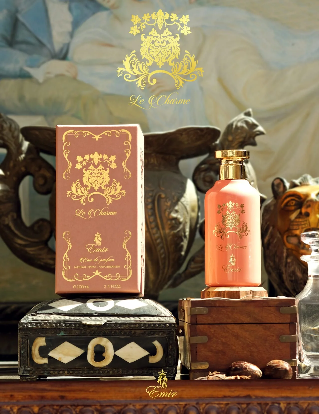 Emir Le Charme Eau De Parfum 100ml 3.4 Fl.oz. Unisex Luxury Fragrance | Long Lasting | Alcohol Free - Image 4