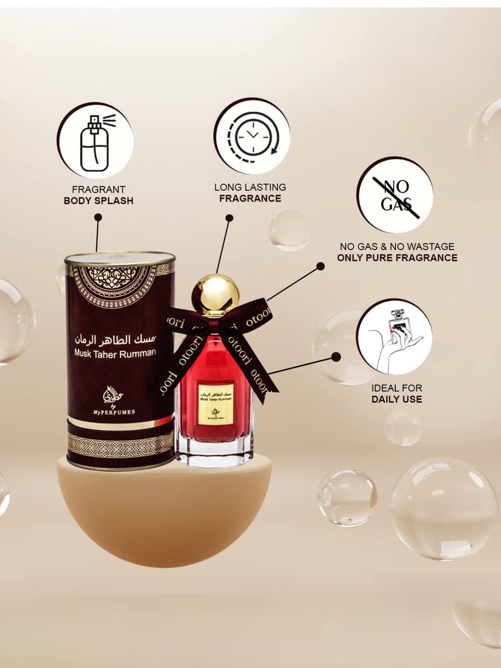 Emper Otoori Musk Taher Rummam Eau De Parfum 80ml 2.7 Fl.oz. | For Men & Women - Image 3