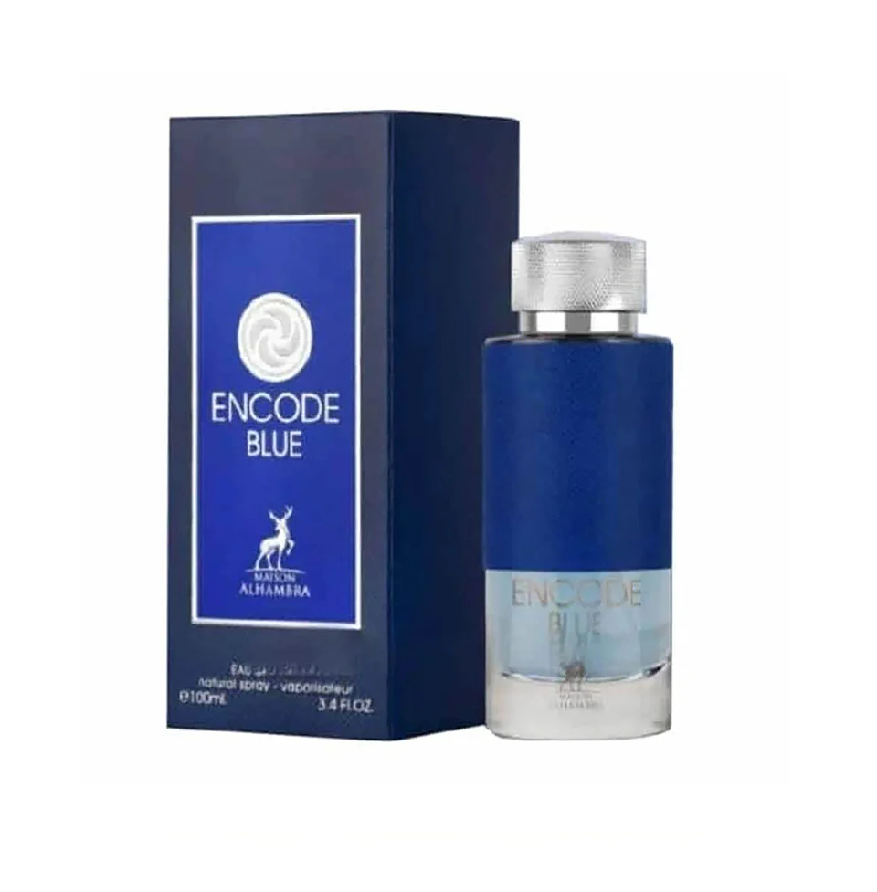 ENCODE BLUE BY MAISON ALHAMBRA EAU DE PARFUM FOR MEN 100ML 3.4 FL.OZ. - Image 3