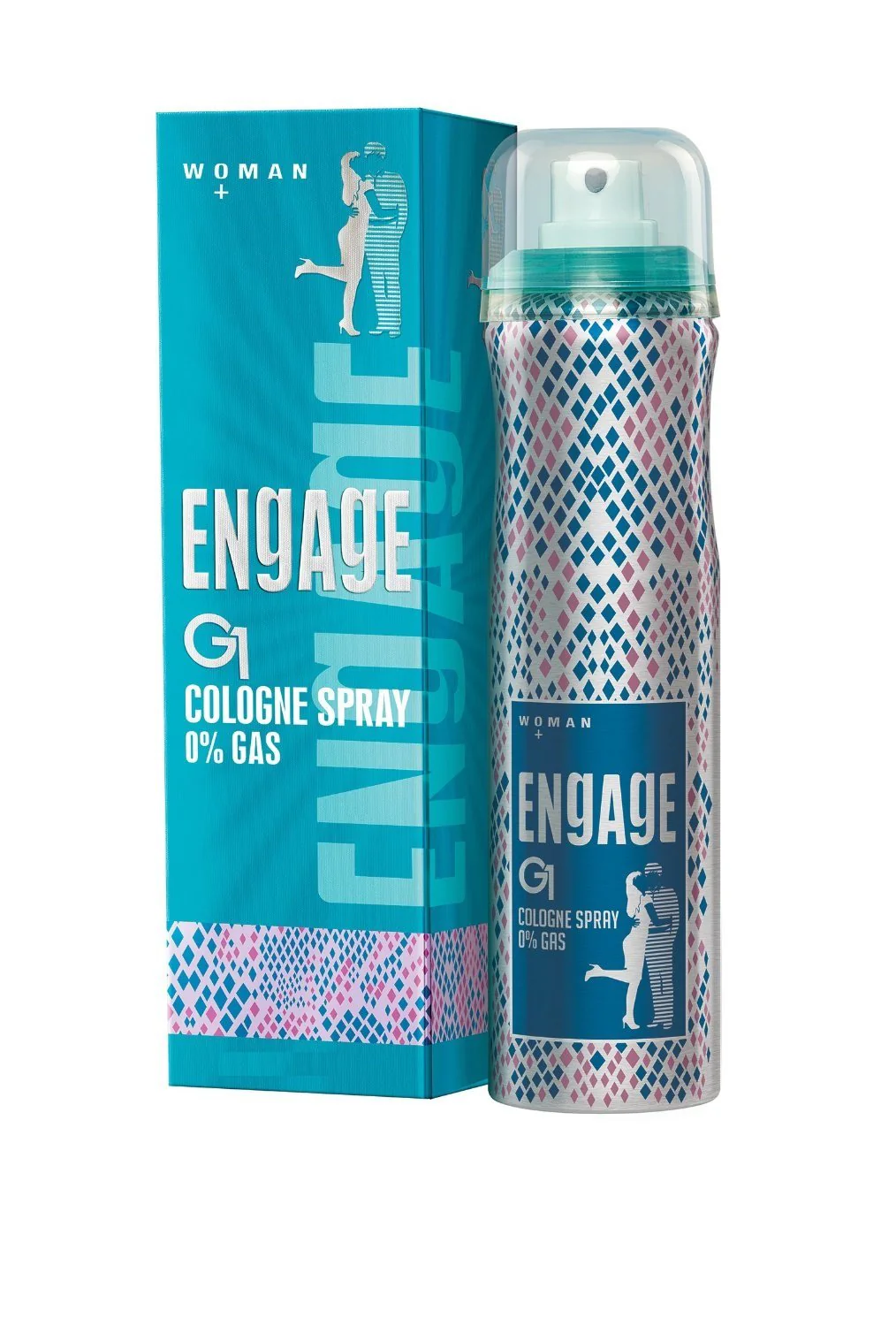 Engage G1 Cologne Spray 135ml 4.5 Fl.oz. & Tease Deodorant For Women, 150ml 5 Fl.oz. | Perfect Gift For Girlfriend - Image 2