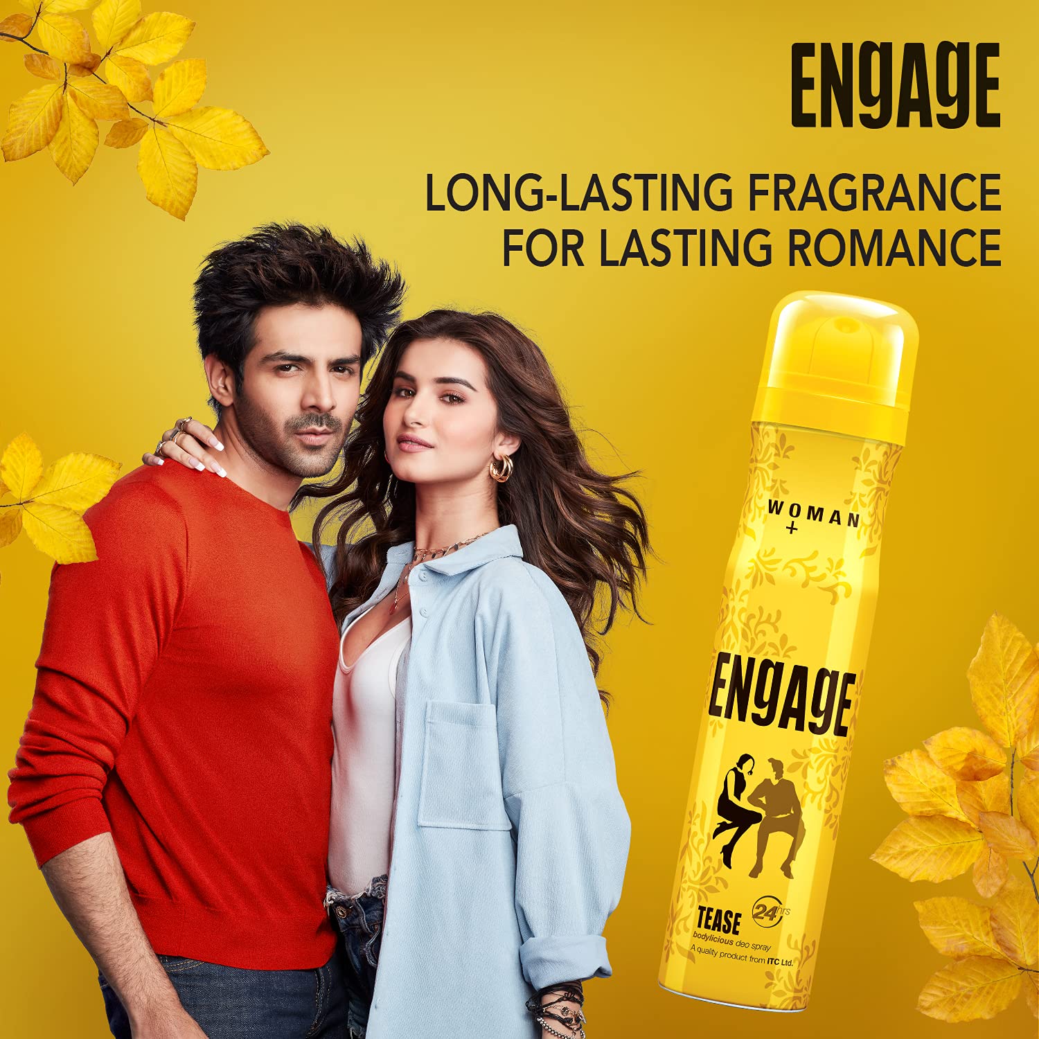 Engage Tease Deodorant For Women | Citrus & Floral , Skin Friendly Fragrance Body Spray 150ml 5 Fl.oz. | Perfect For All Occasions - Image 5