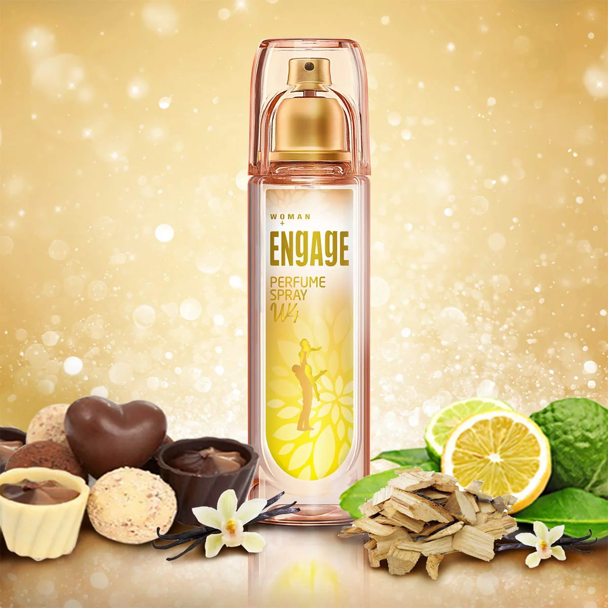 Engage W4 Perfume For Women | Fruity & Floral Fragrance | Skin Friendly Women Perfume 120ml 4 Fl.oz. - Image 4