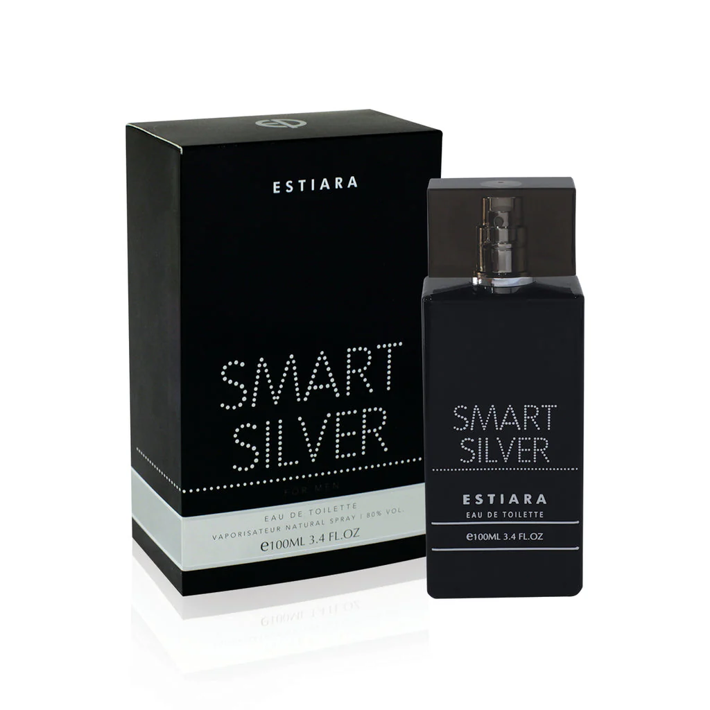 ESTIARA SMART SILVER EAU DE TOILETTE 100ML 3.4 FL.OZ. - Image 5