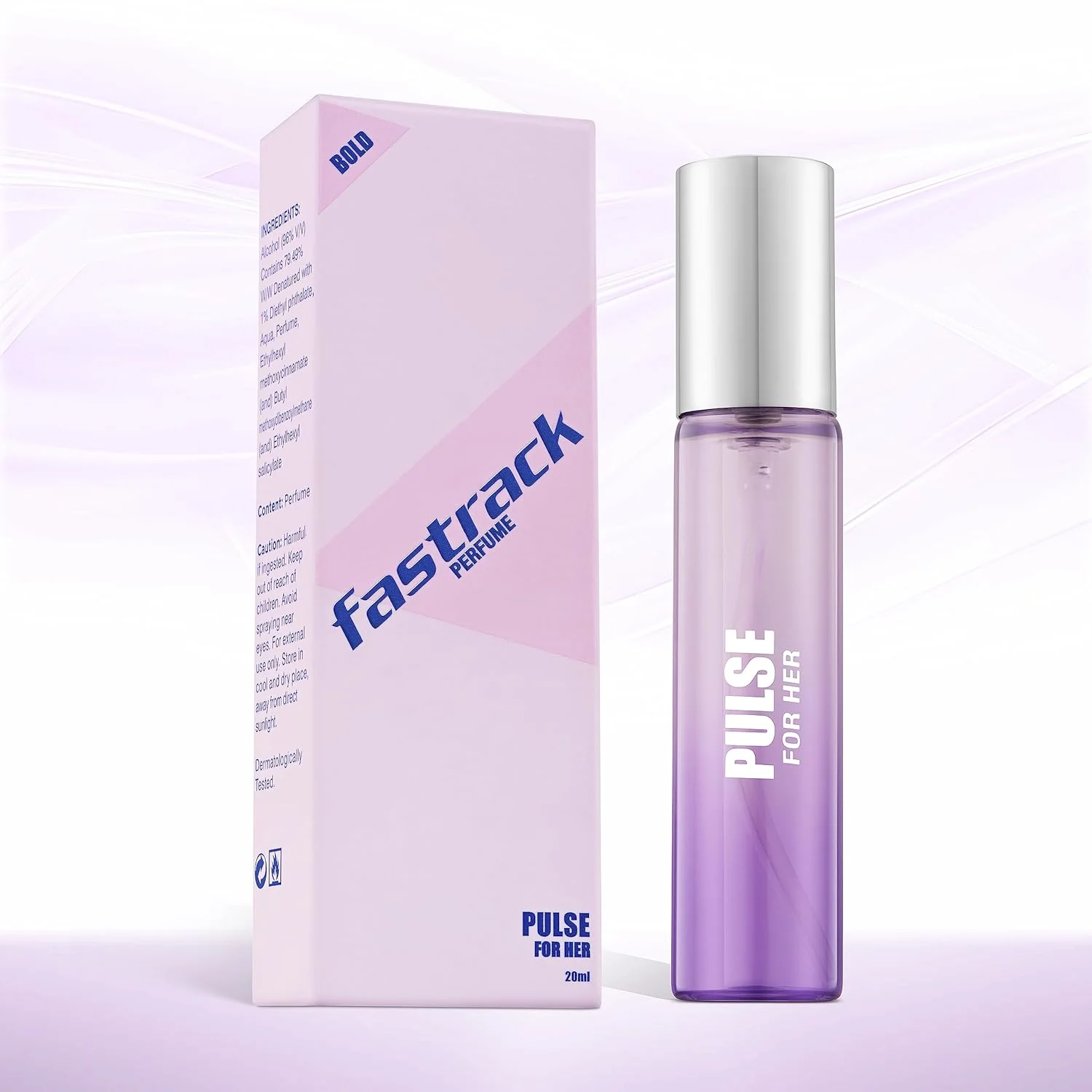 Fastrack Pulse For Her Eau De Parfum 20ml 0.6 Fl.oz. Women Fragrance | Long Lasting - Image 6