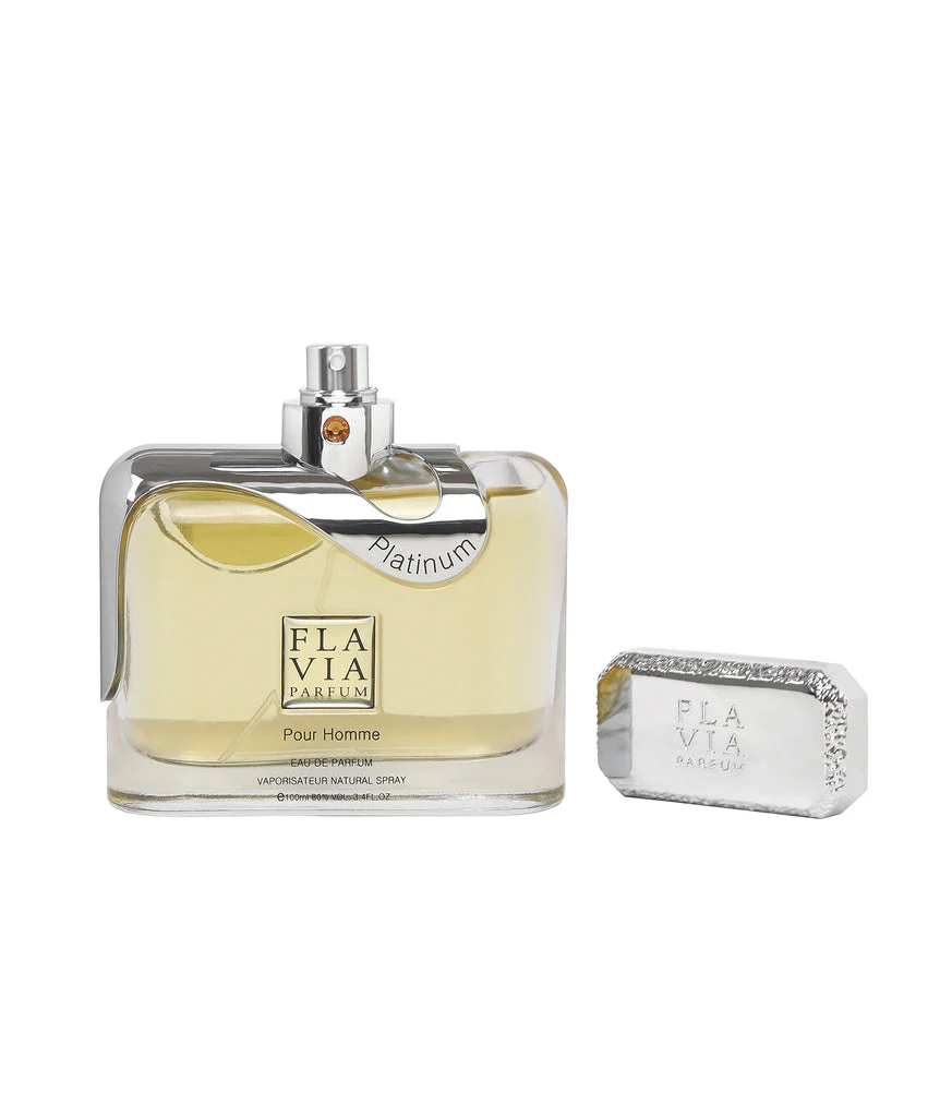 FLAVIA PLATINUM POUR HOMME EAU DE PARFUM 100ML 3.4 FL.OZ. - Image 3