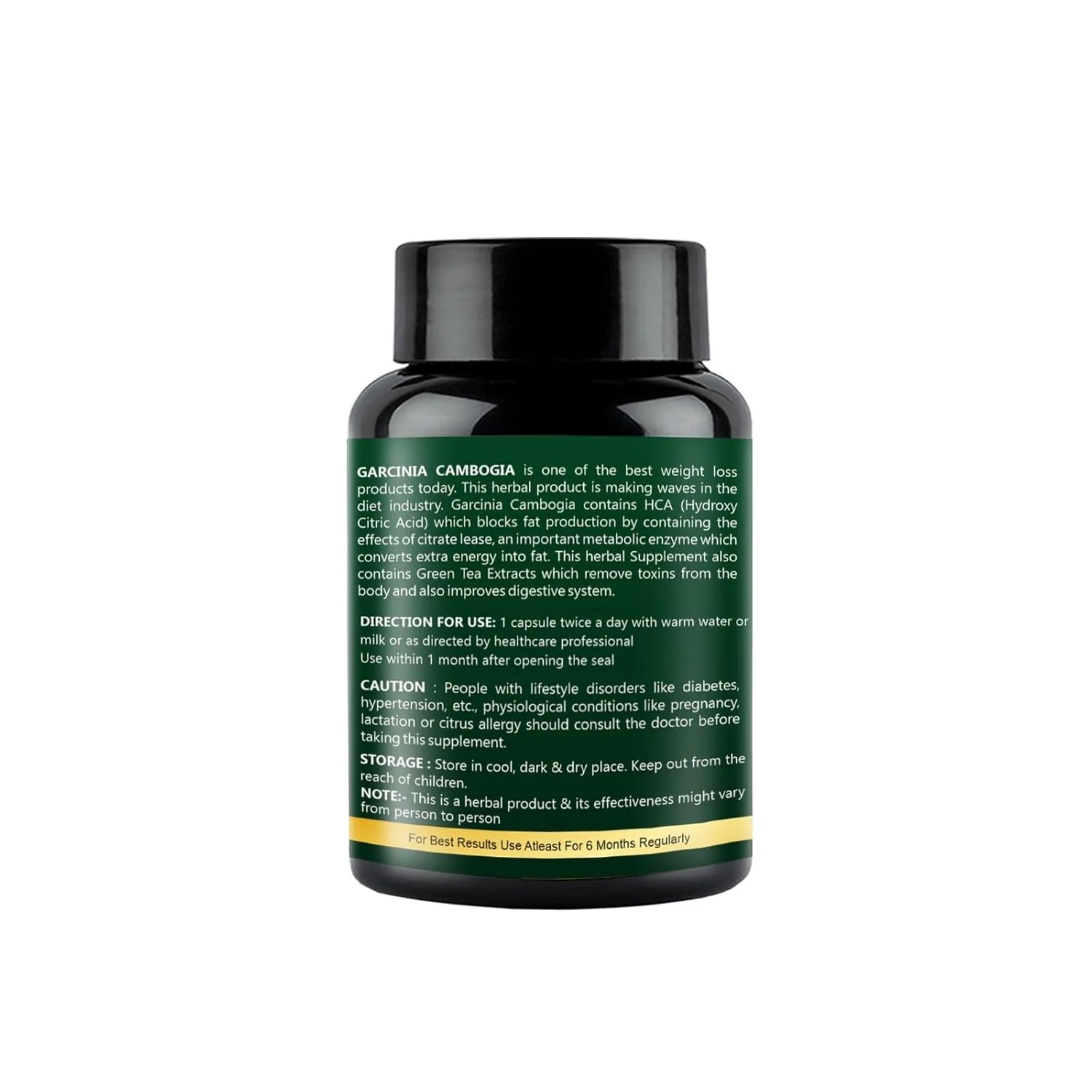 Flora Suite 100% Natural Fat Burning Capsules, Weight Loss Supplement With Garcinia Cambogia, Green Tea Extract Metabolism Booster, Fat Burner For Men & Women | 60 Capsules 100gm 0.2lbs - Image 5