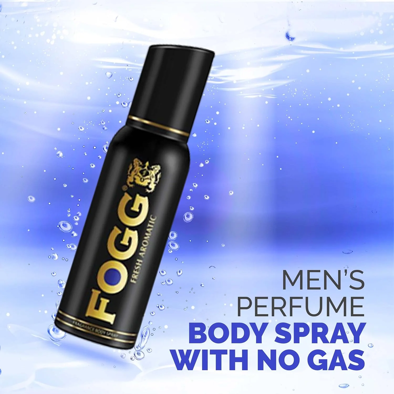 Fogg Fresh Aromatic Premium No Gas Deodorant For Men | Long-lasting Perfume Body Spray 120 Ml 4 Fl.oz. - Image 2