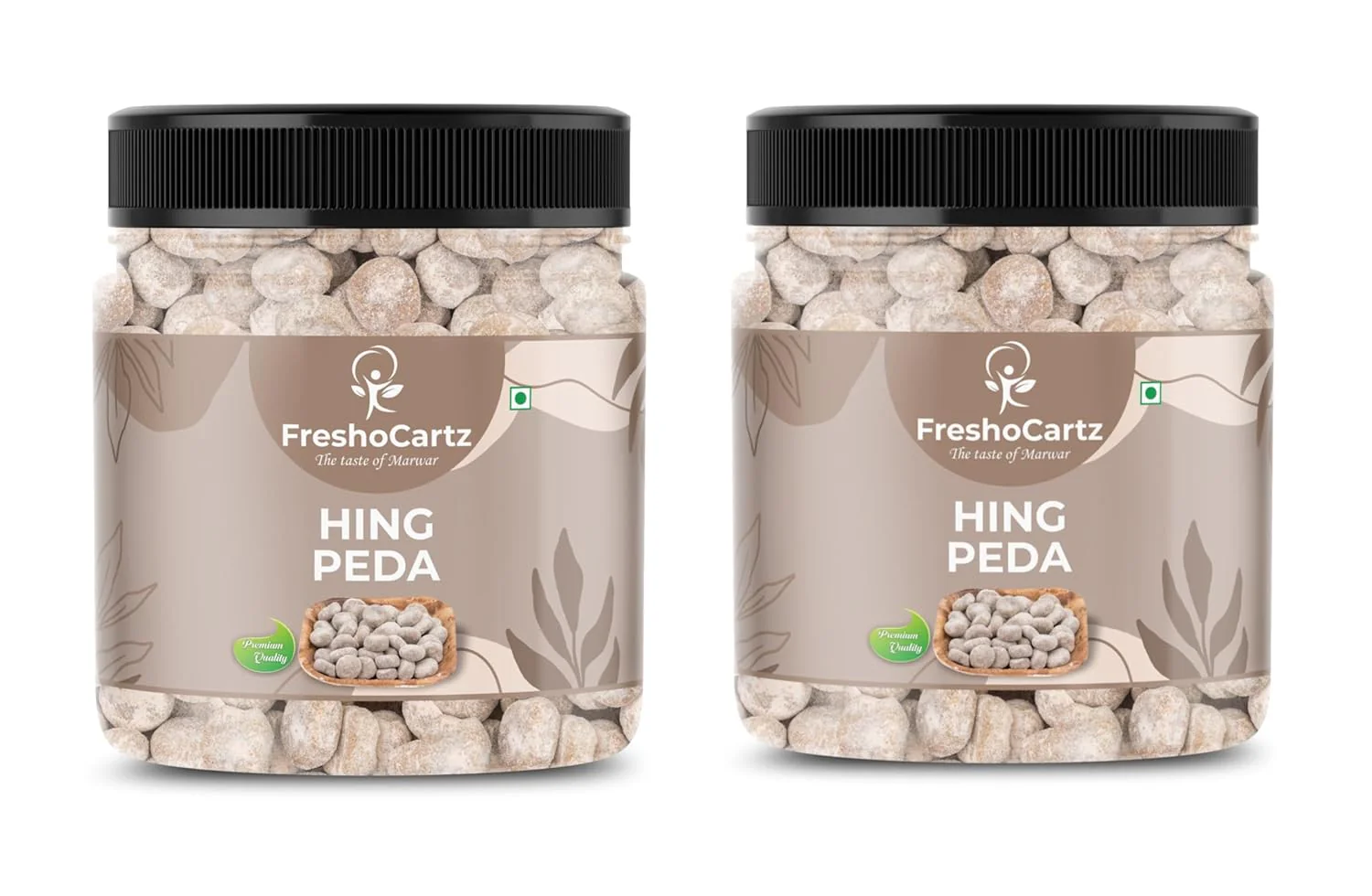 Freshocartz Hing Peda 800gm, (400gm *2) | Digestive Pachak Goli | Jar Pack