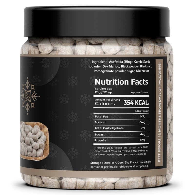 Frozen Nuts Hing Peda 800gm, | Good For Digestion (Jar Pack) - Image 2