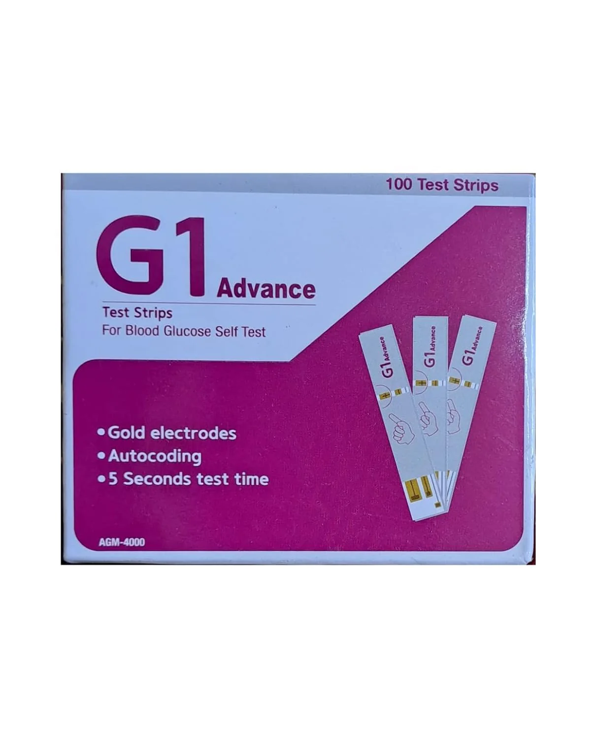 G1 Advance Blood Glucose Test Strips - 100 Strips | Compatible With Alere G1 - Image 3